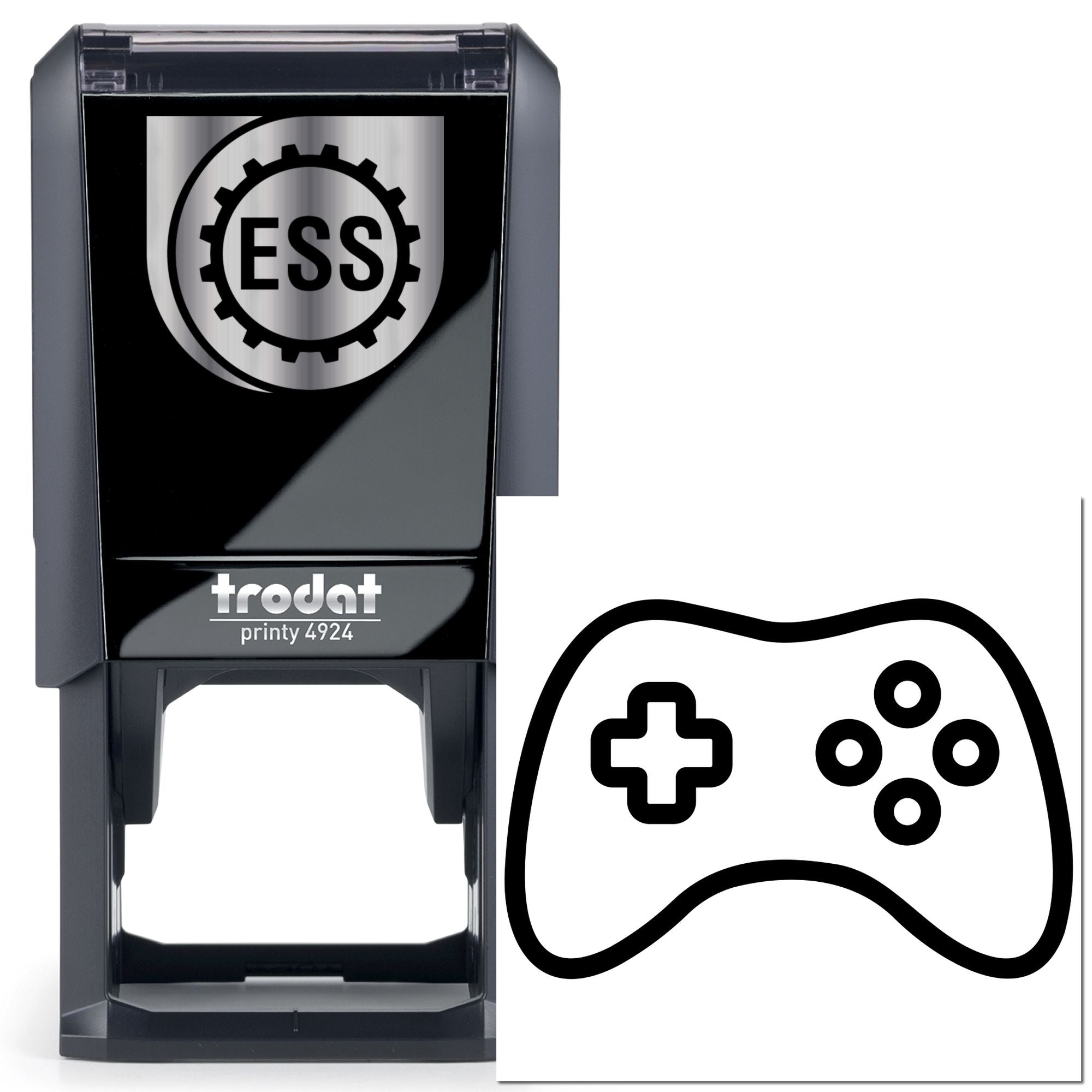 Self-Inking Game Controller Journaling Stamp