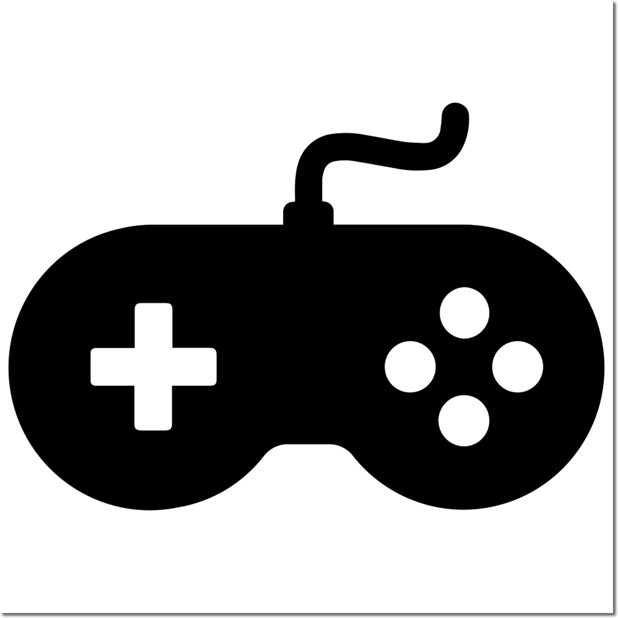 Pre-Inked Video Game Controller Journaling Stamp