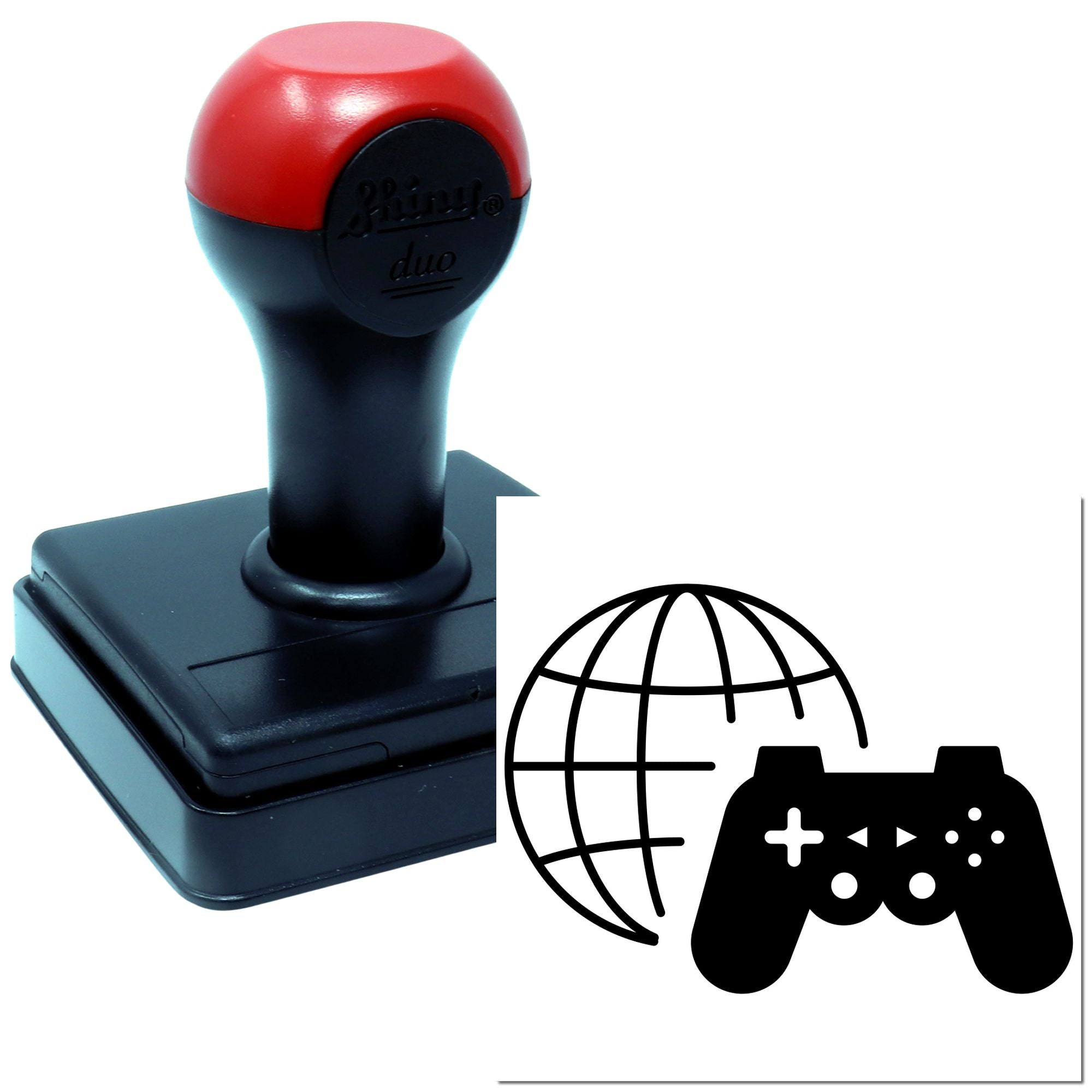 Duo Global Online Multiplayer Gaming Network Hand Stamp