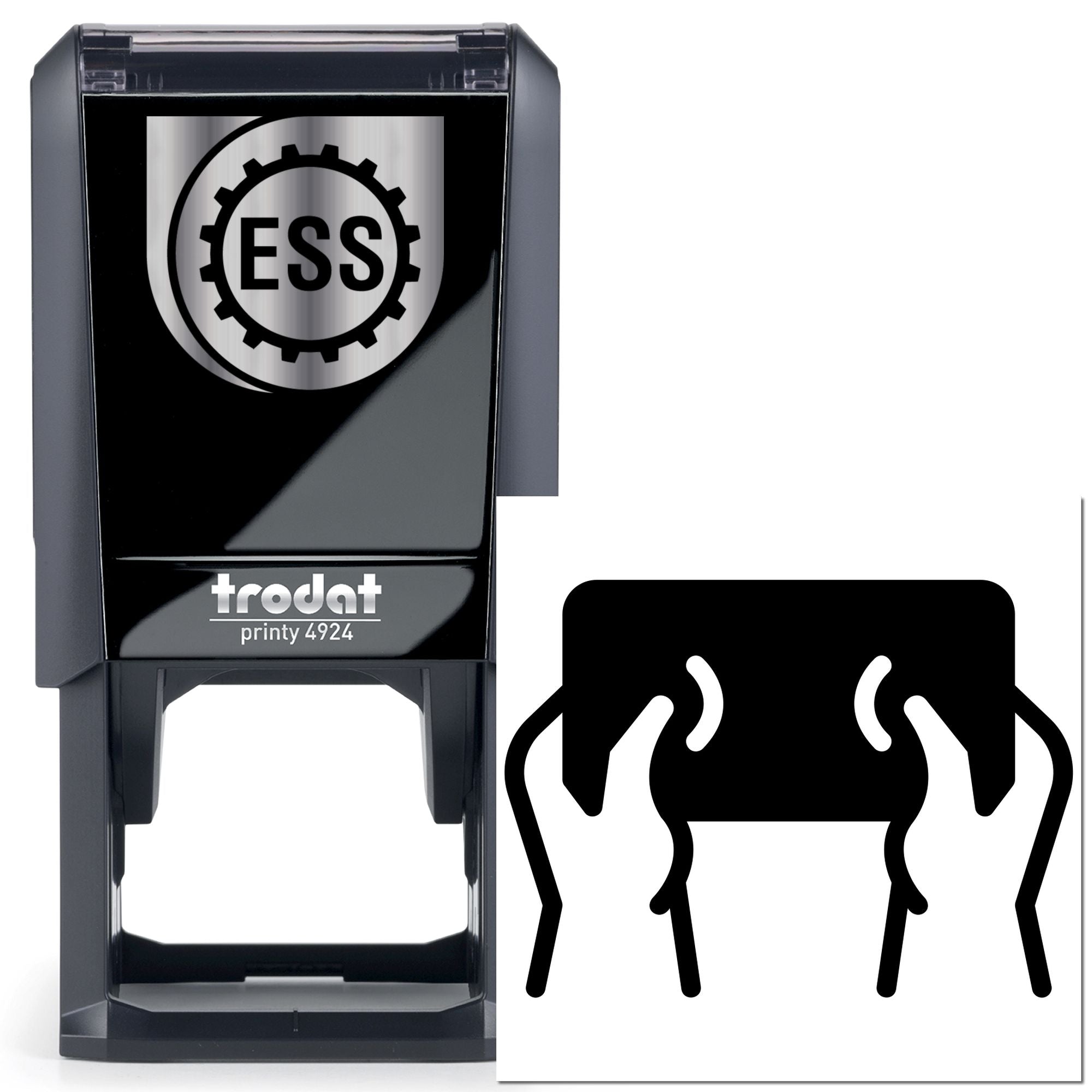 Self-Inking Hugging Box Postcard Stamp