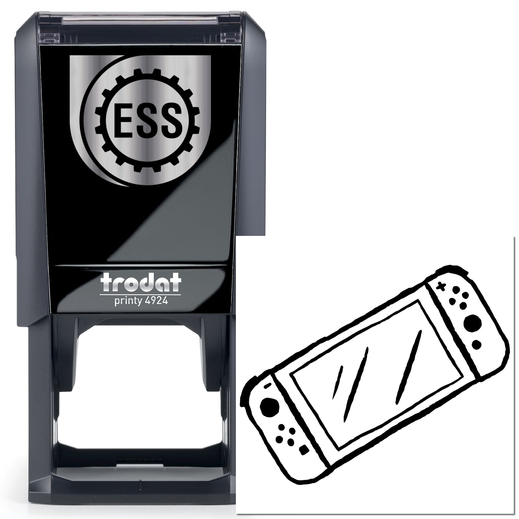 Self-Inking Handheld Console Scrapbook Stamp