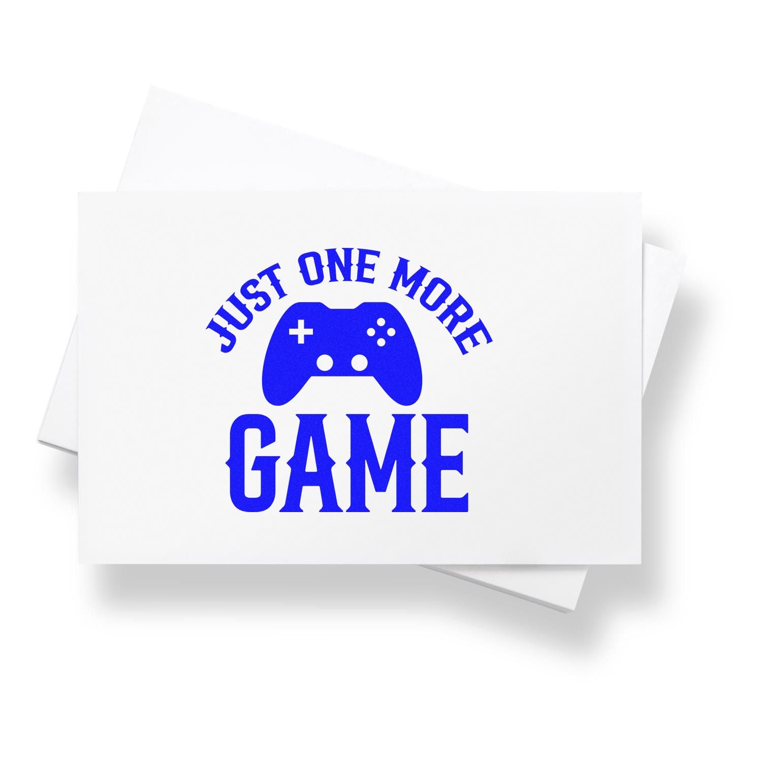 Duo Just One More Game Forever Hand Stamp