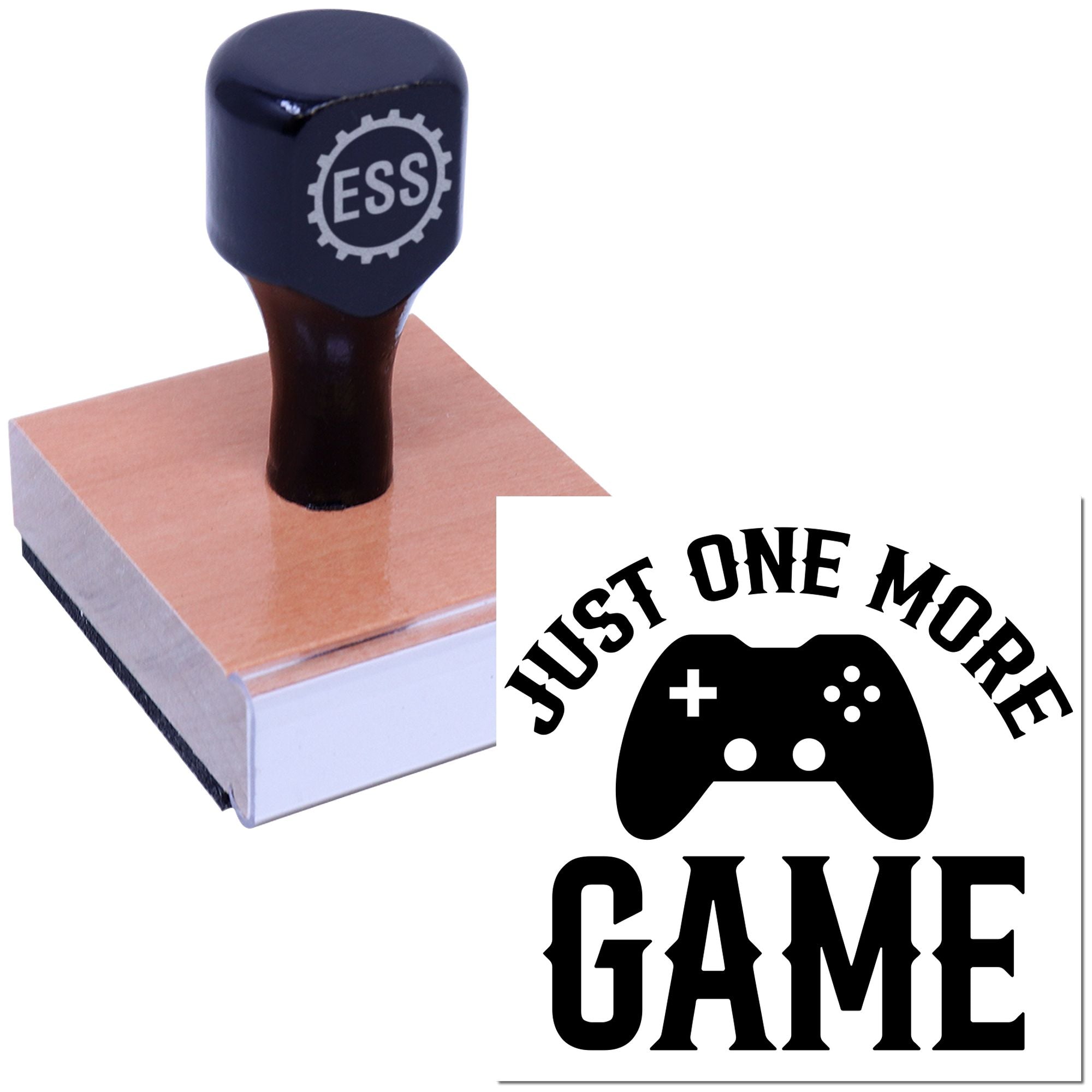 One More Level Handcraft Rubber Stamp