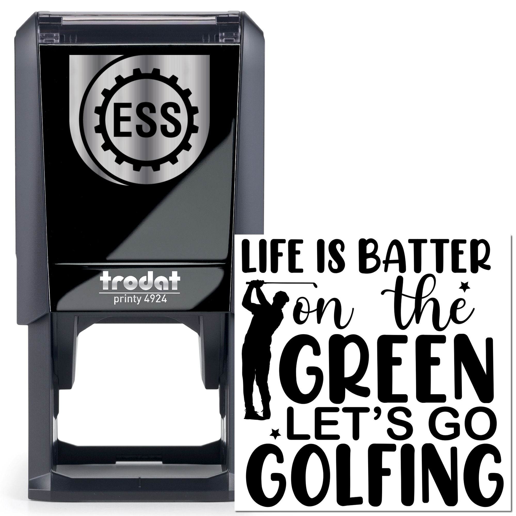 Self-Inking Golf Life Papercraft Stamp