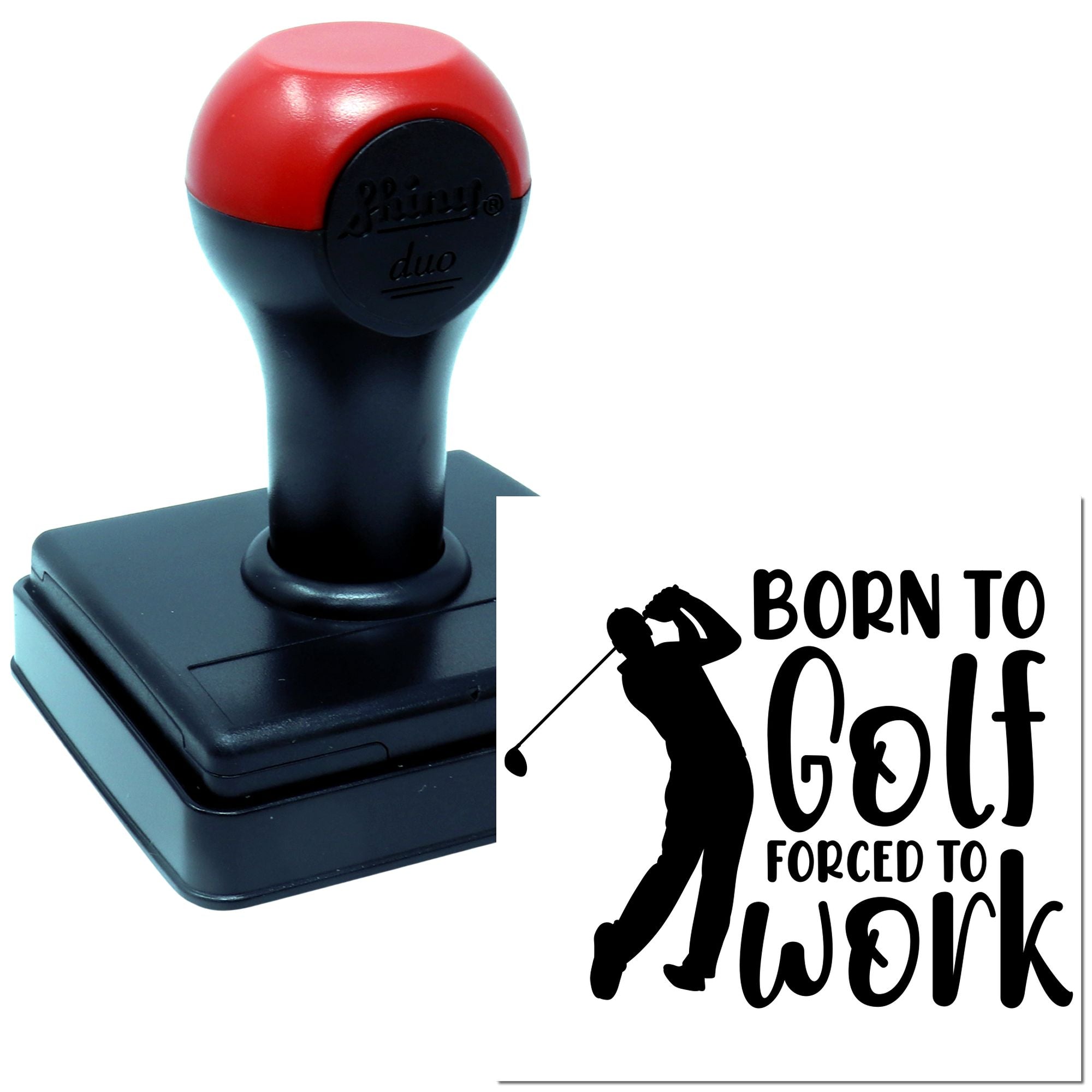 Duo Born Golfing Forced To Work Hand Stamp