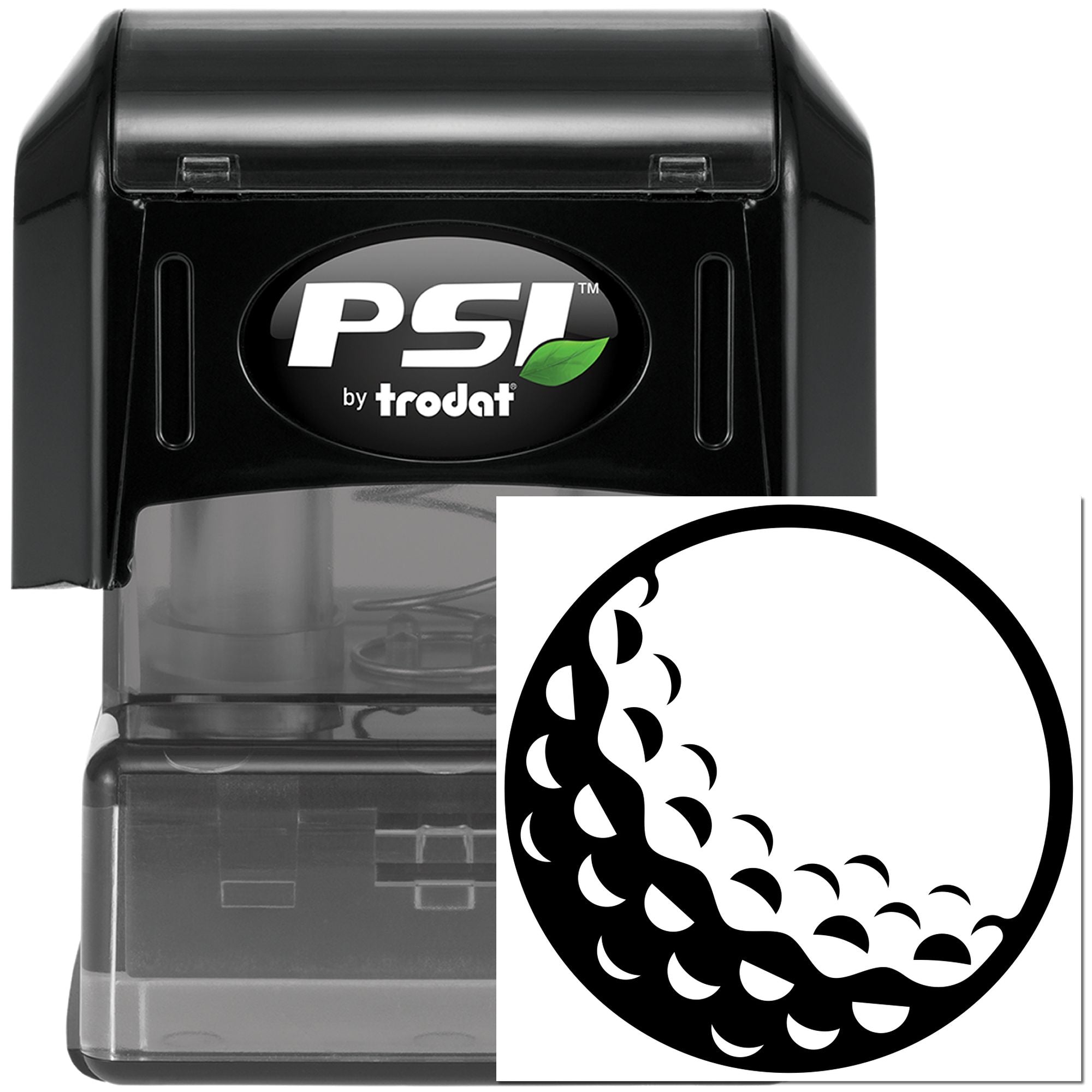 Pre-Inked Crescent Moon Pattern Cardmaking Stamp