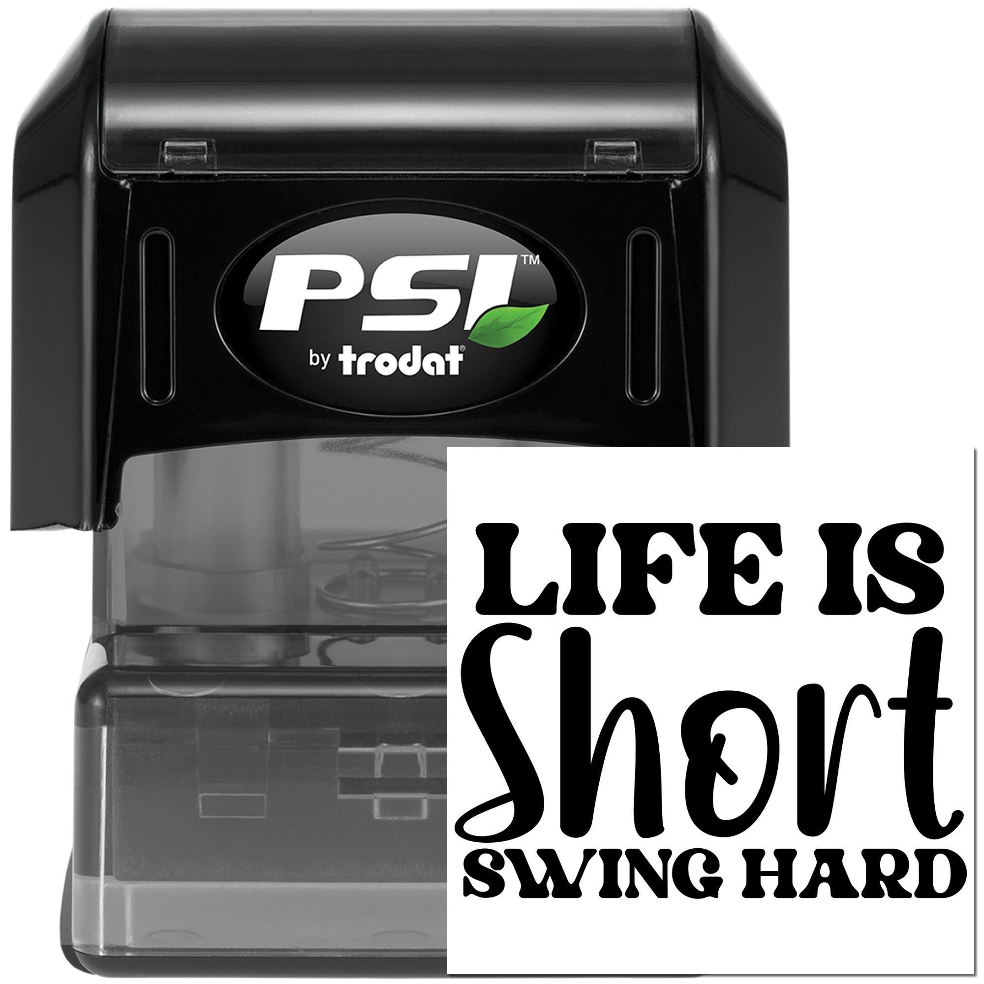 Pre-Inked Life Is Short Journaling Stamp