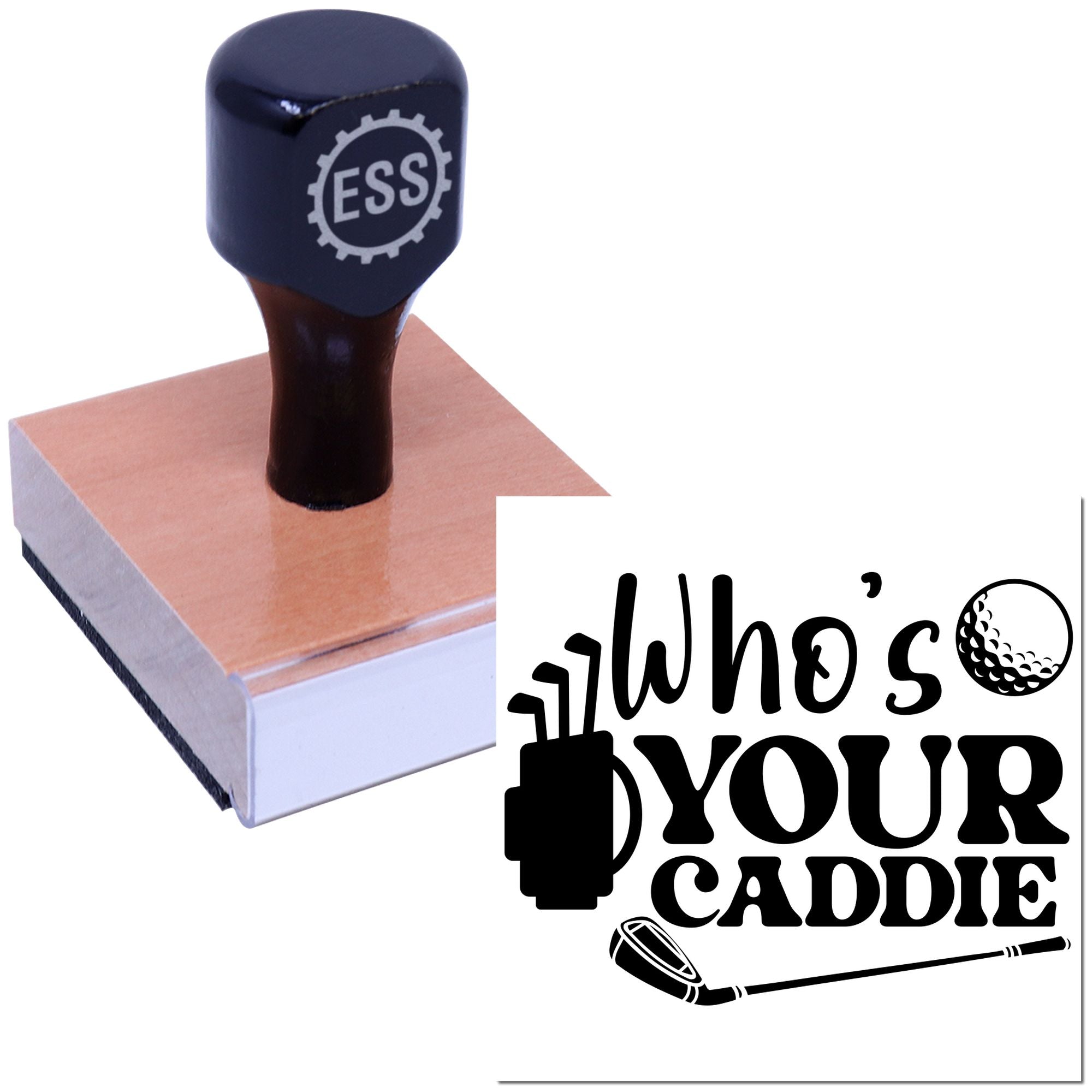 Fairway Friend Finder Craft Rubber Stamp