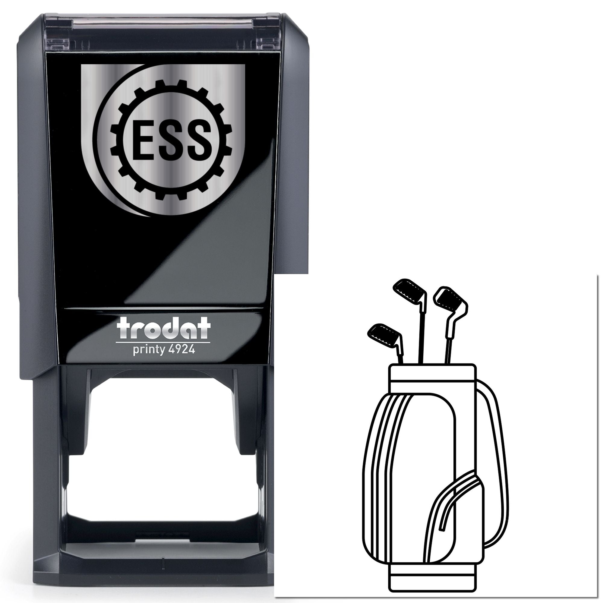 Self-Inking Golf Bag Scrapbooking Stamp
