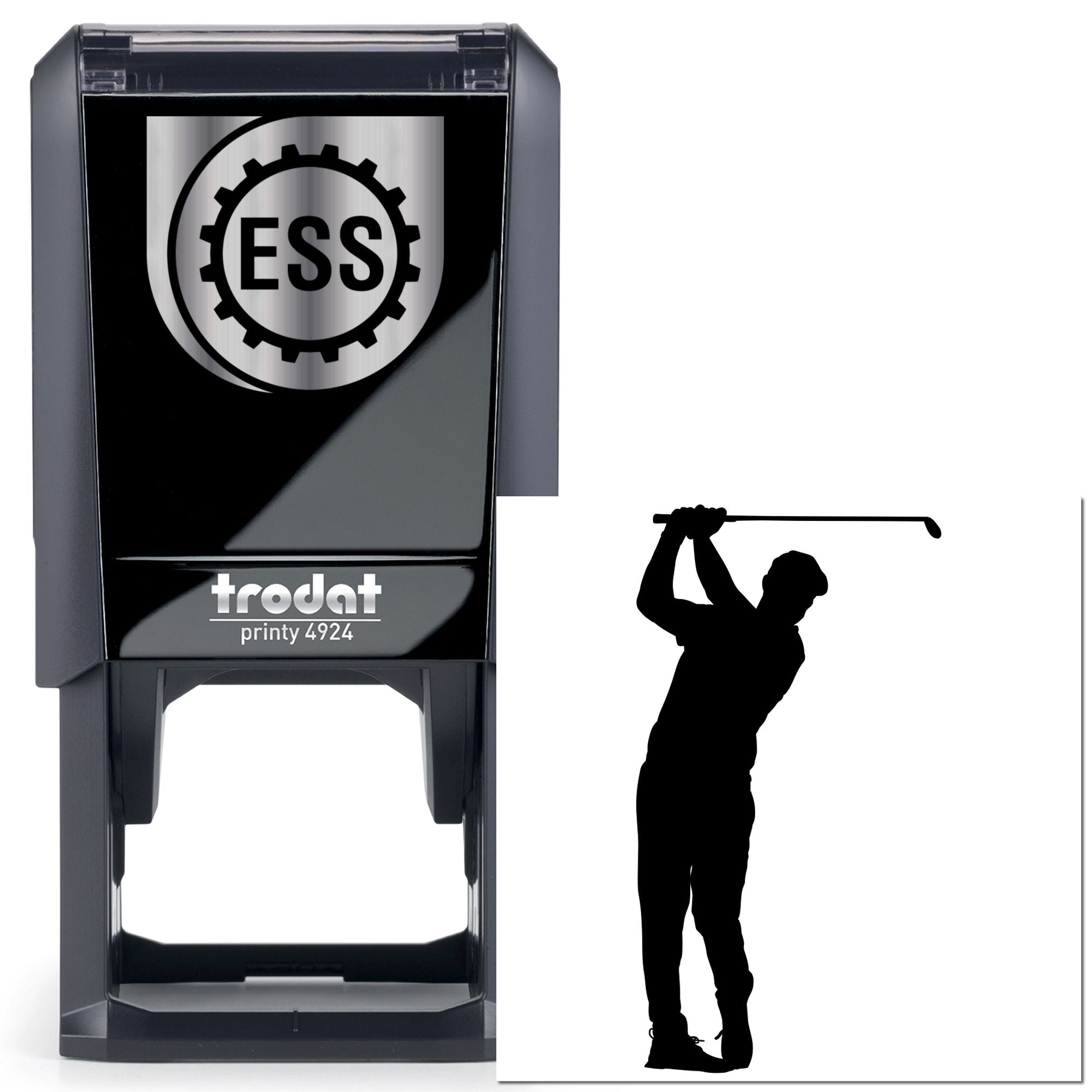 Self-Inking Golf Swing Scrapbooking Stamp