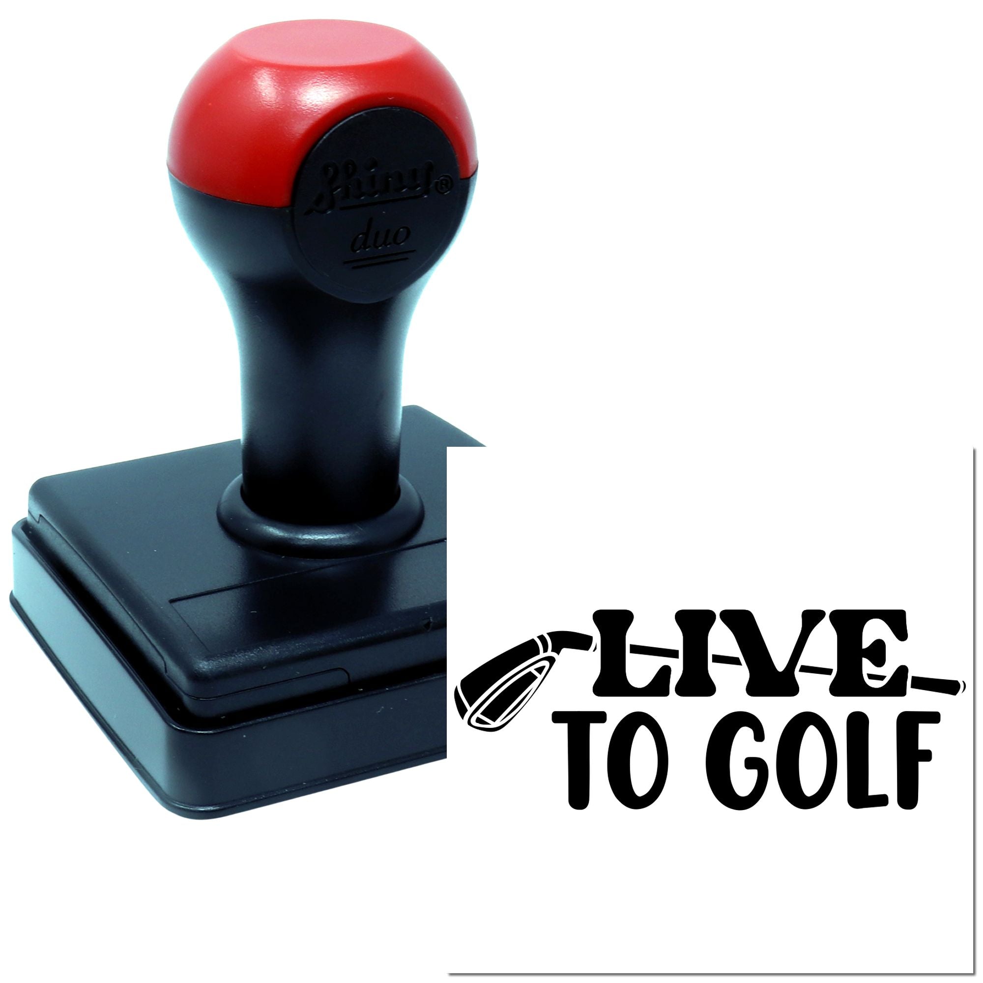 Duo Live To Golf, Swing Repeat Hand Stamp
