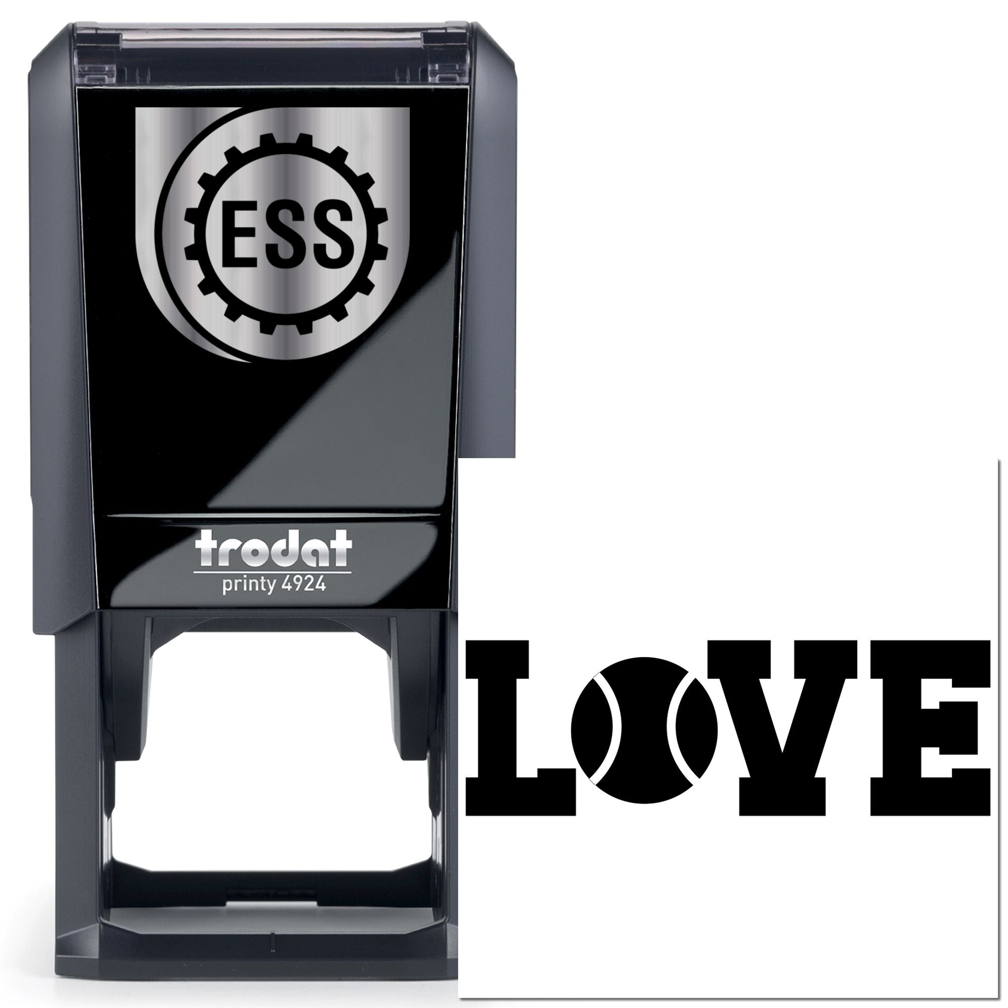 Self-Inking Baseball Love Craft Stamp