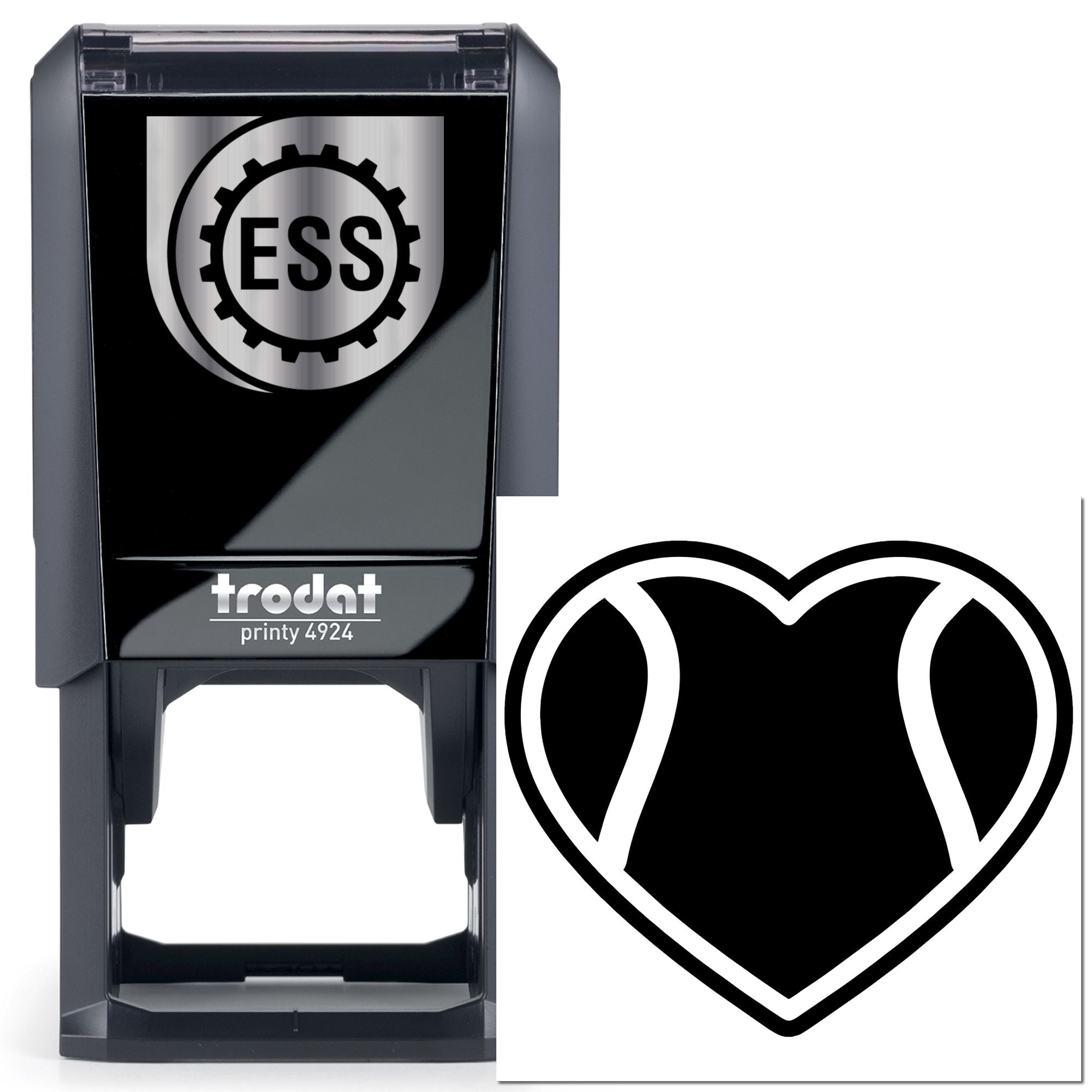 Self-Inking Heart Logo Handcraft Stamp