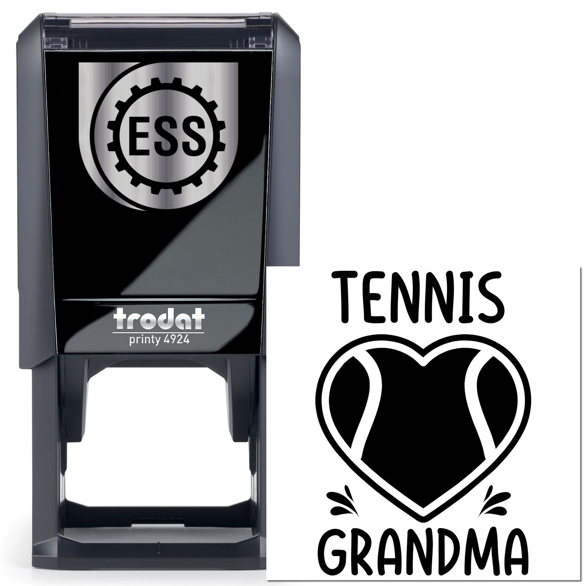 Self-Inking Tennis Grandma Party Favor Stamp