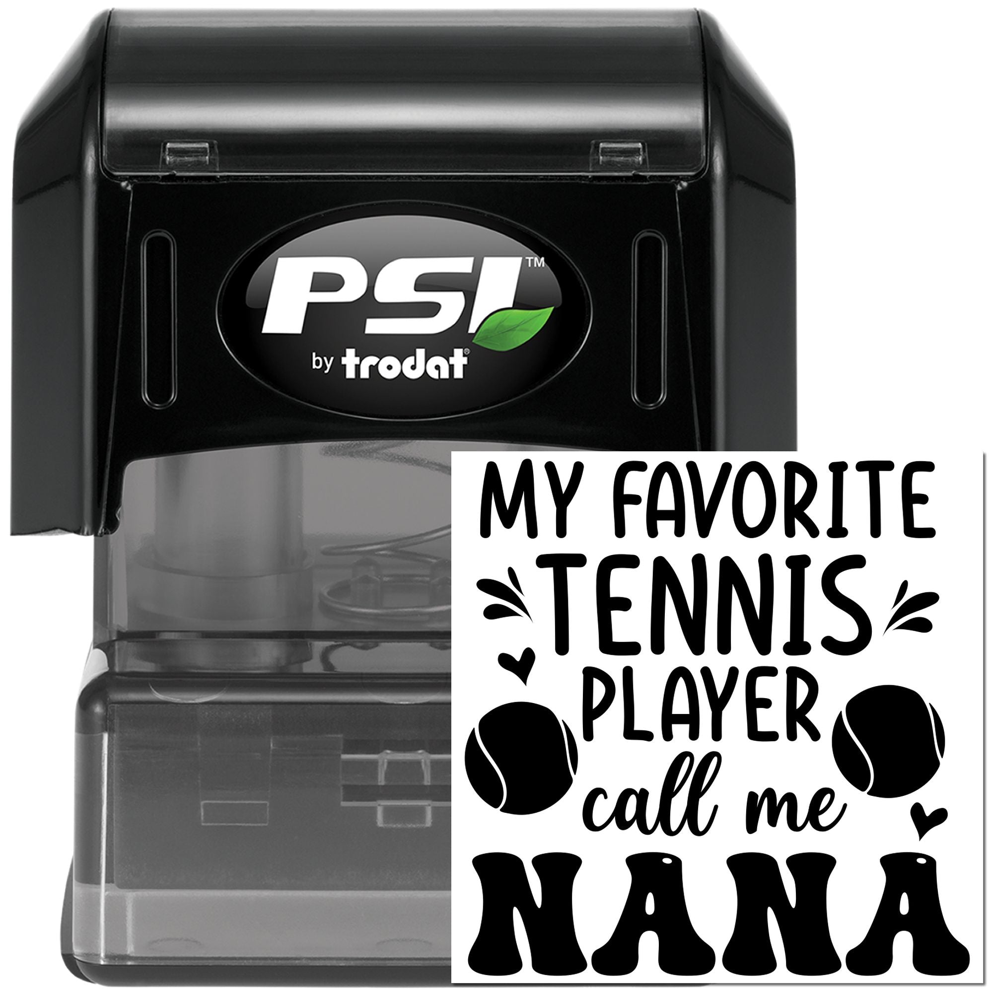 Pre-Inked Tennis Loving Nana Craft Stamp