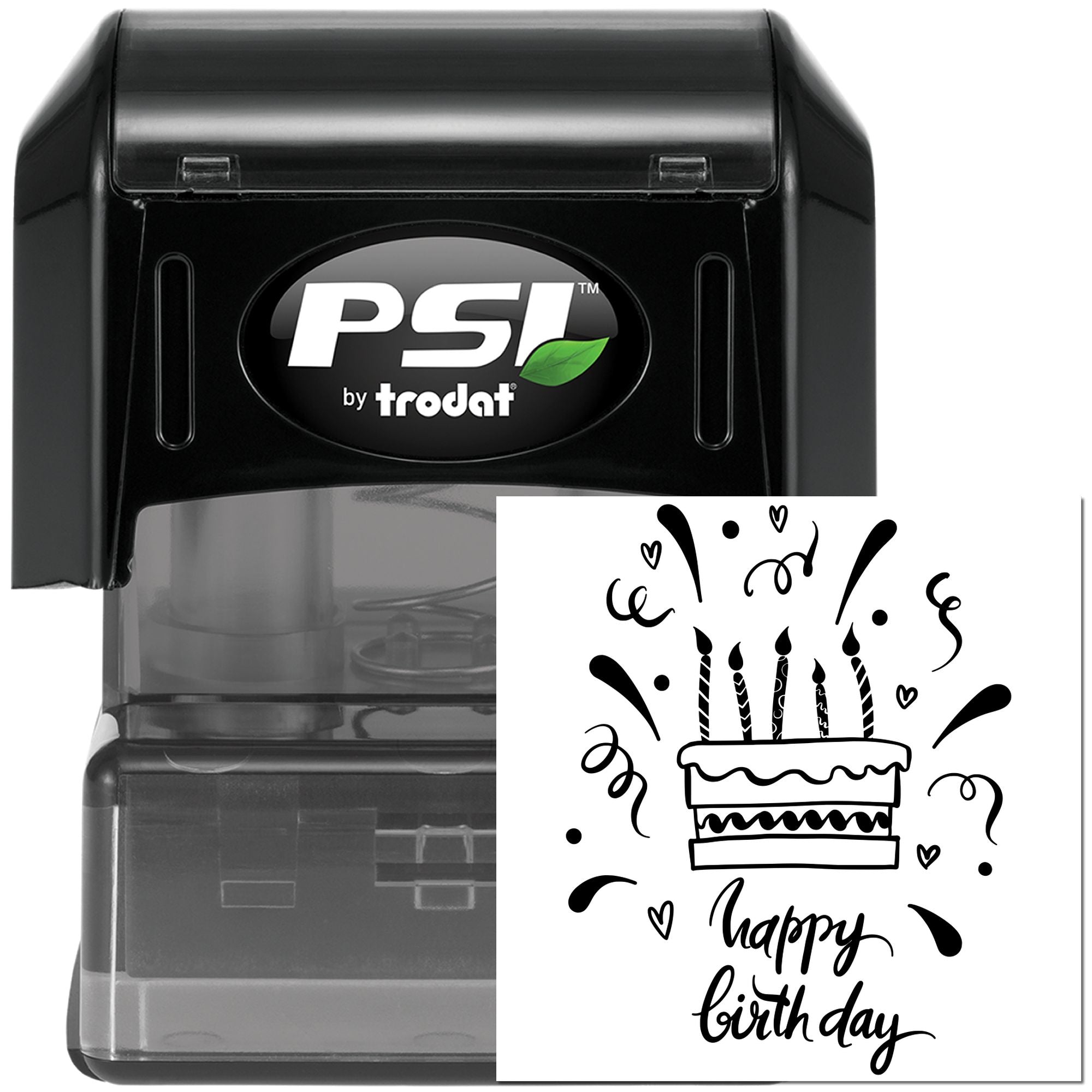 PSI Pre-Inked Festive Cake Delight Scrapbook Stamp