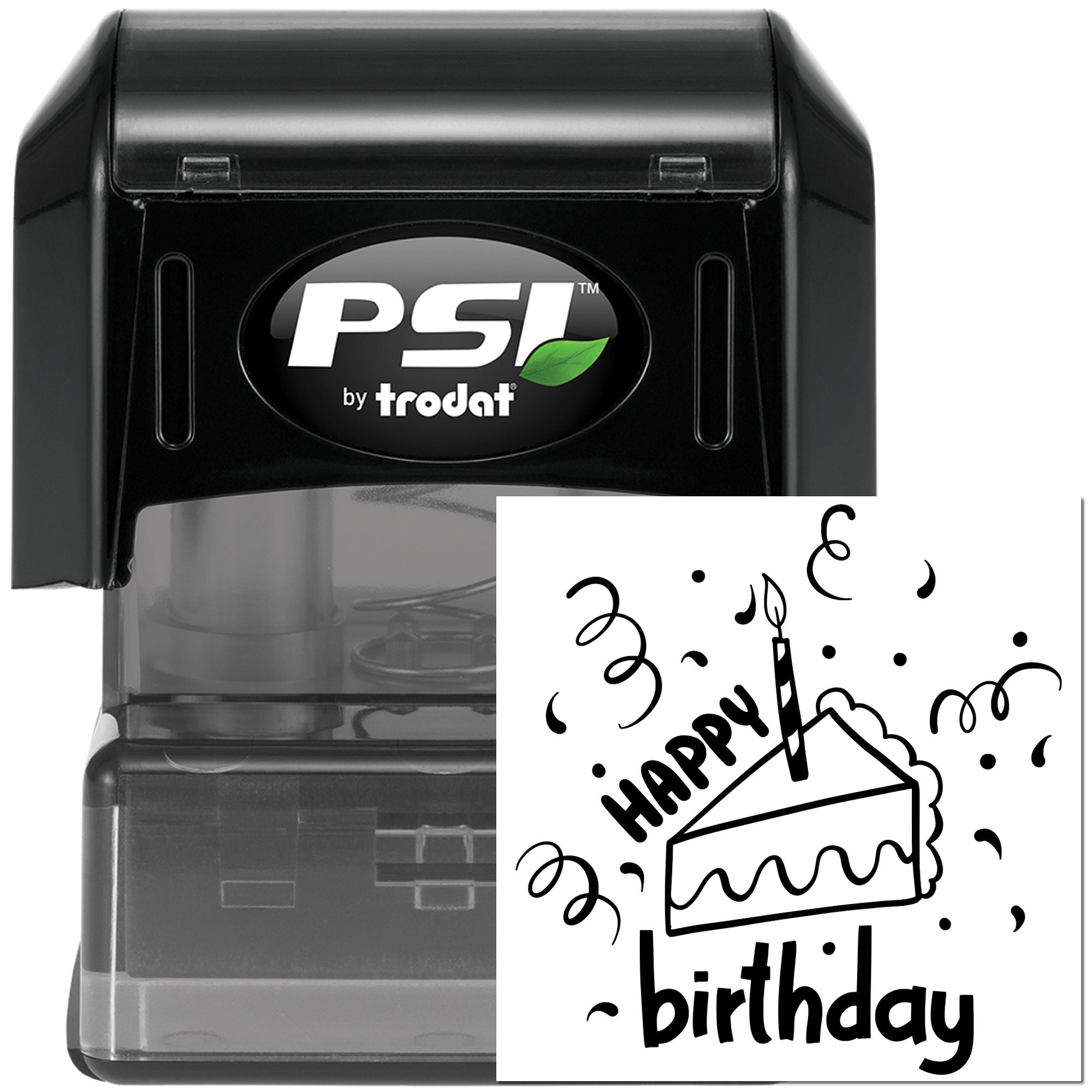 PSI Pre-Inked Cake Celebration Extravaganza Scrapbooking Stamp
