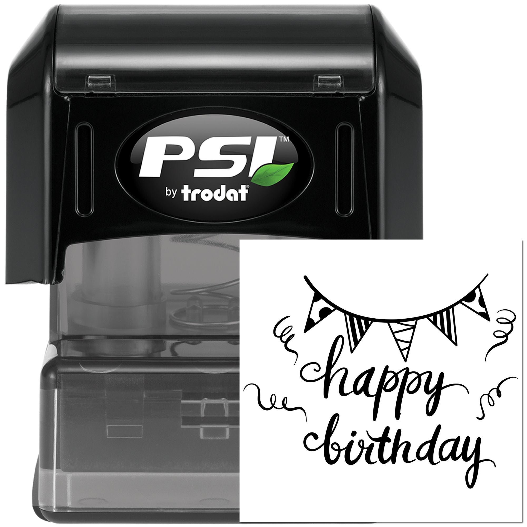 PSI Pre-Inked Festive Bunting Celebration Crafting Stamp