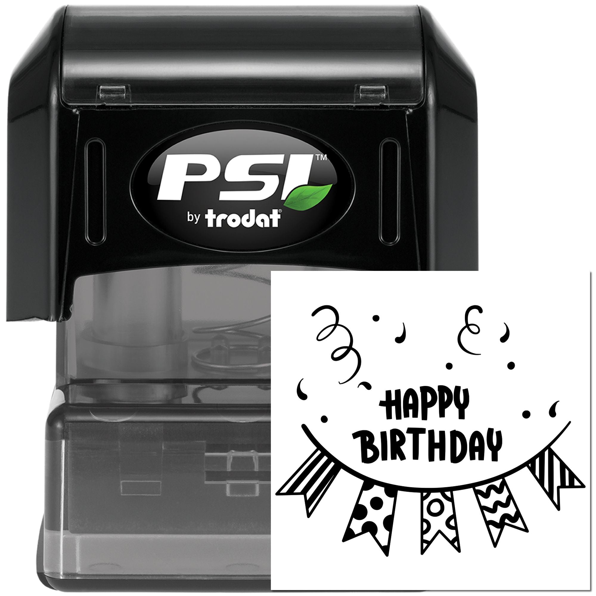 PSI Pre-Inked Festive Banner Celebration Scrapbooking Stamp