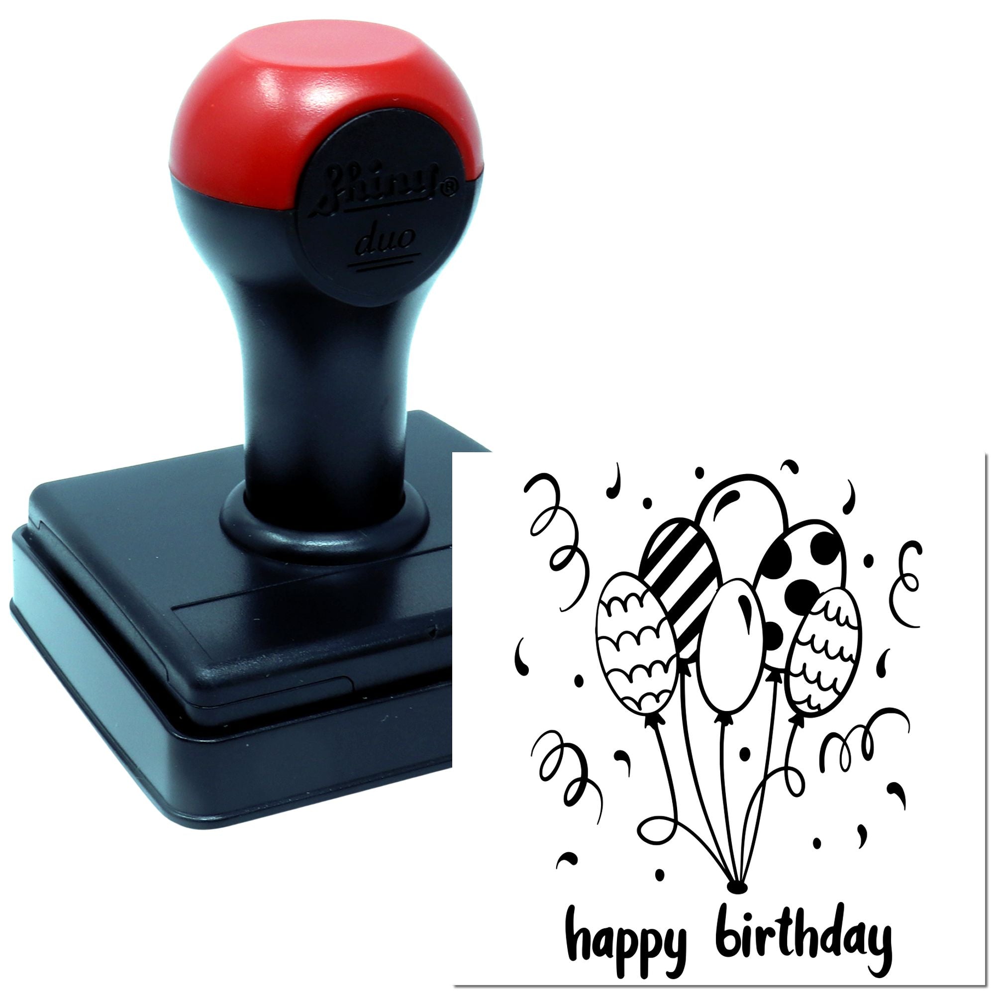 Hand Festive Birthday Celebration Scrapbooking Stamp
