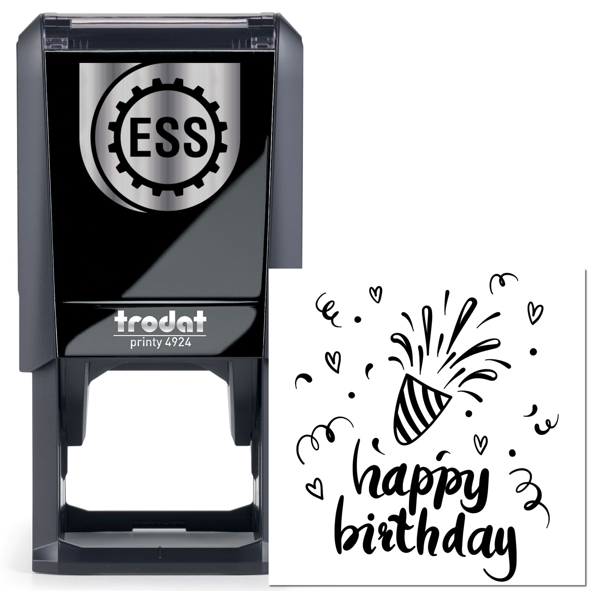 Self-Inking Confetti Celebration Craft Stamp