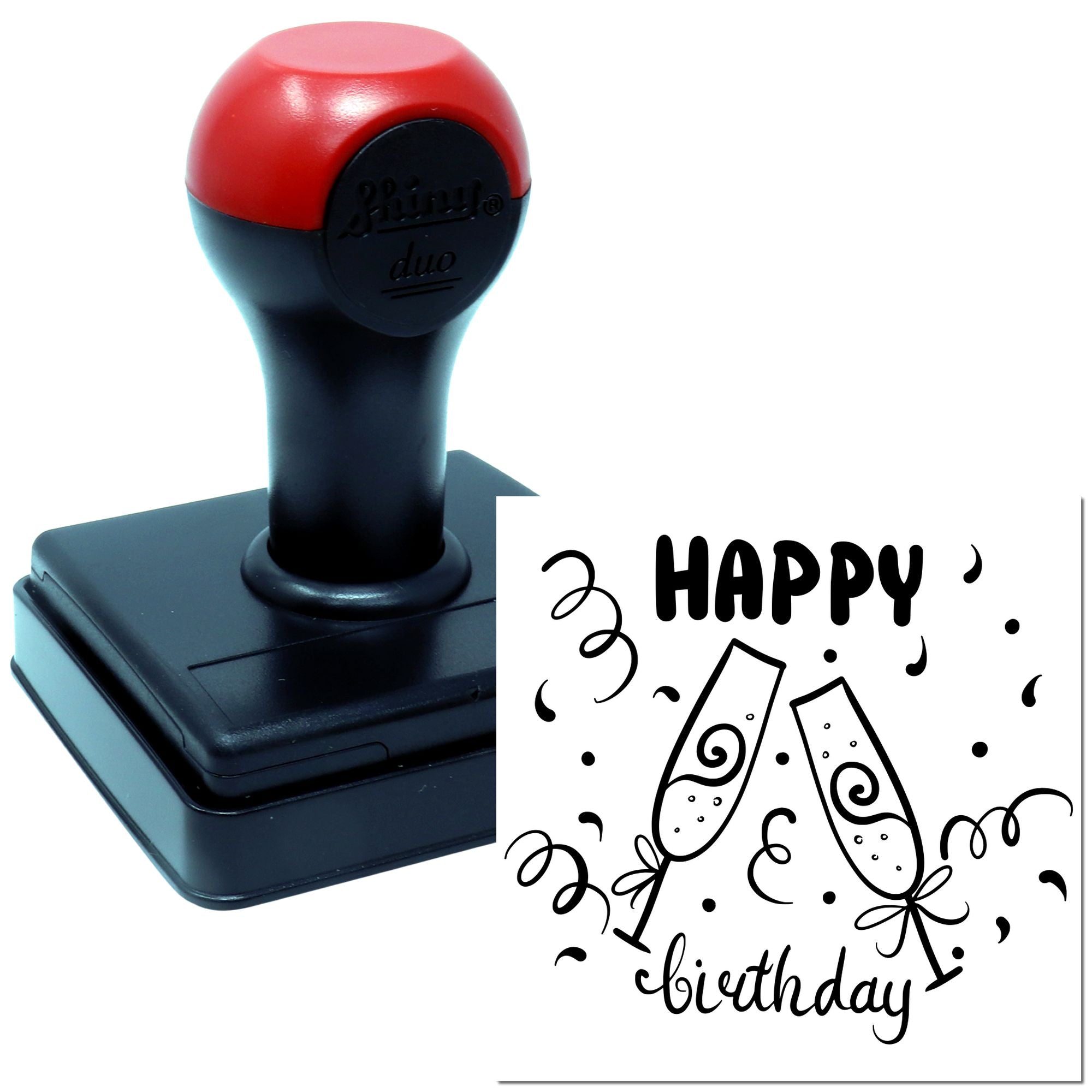 Hand Sparkling Celebration of Life Paper Craft Stamp