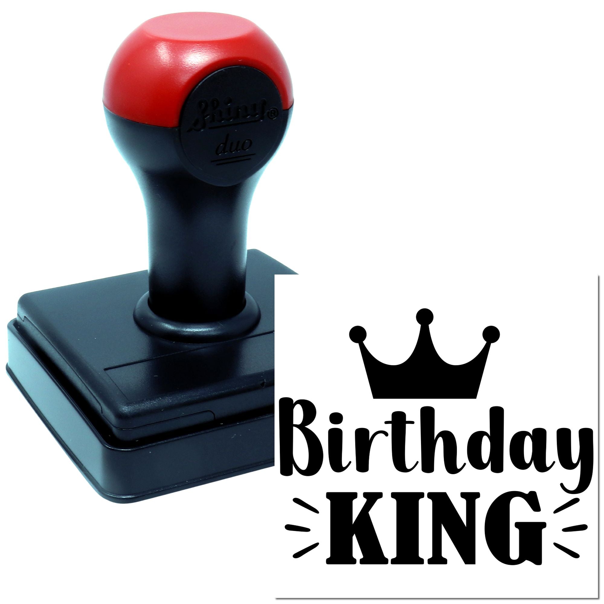 Hand Birthday Royalty Crafting Stamp