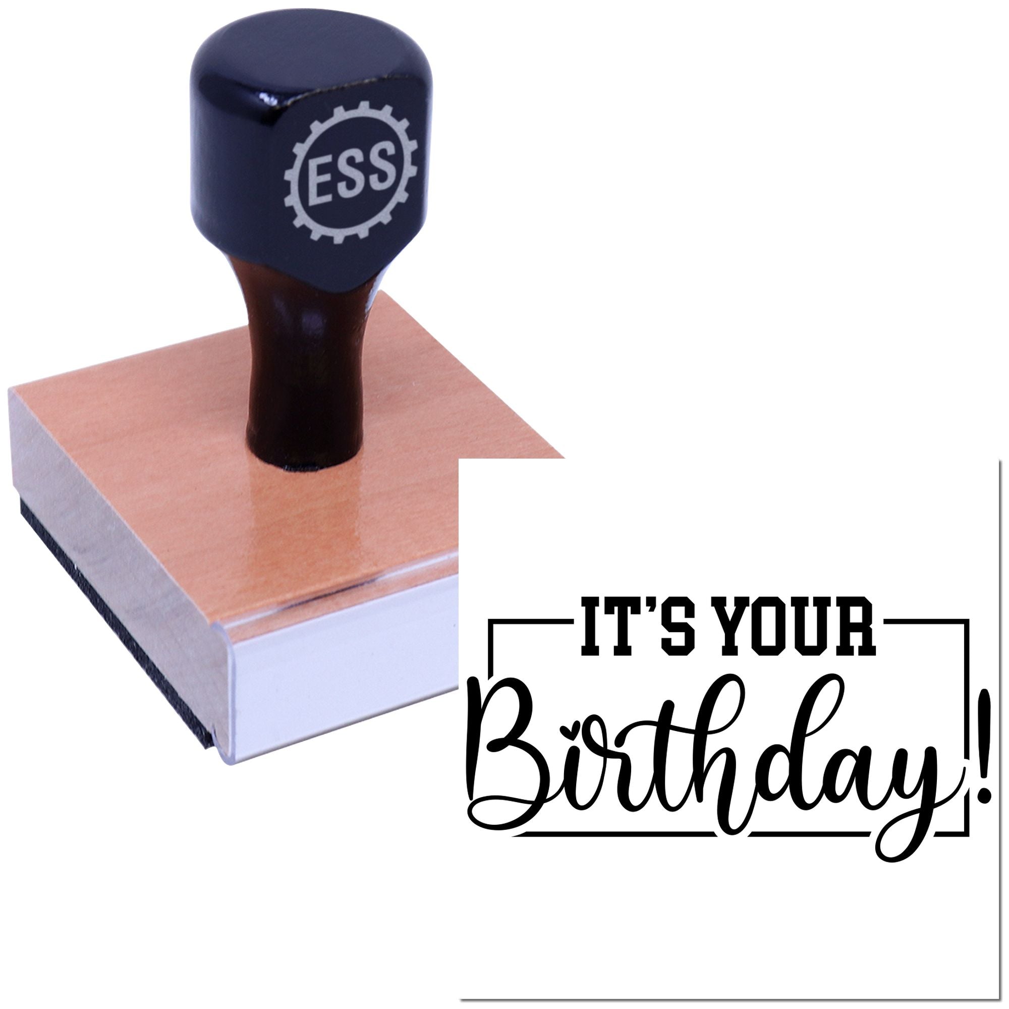 Birthday Celebration Scrapbooking Rubber Stamp