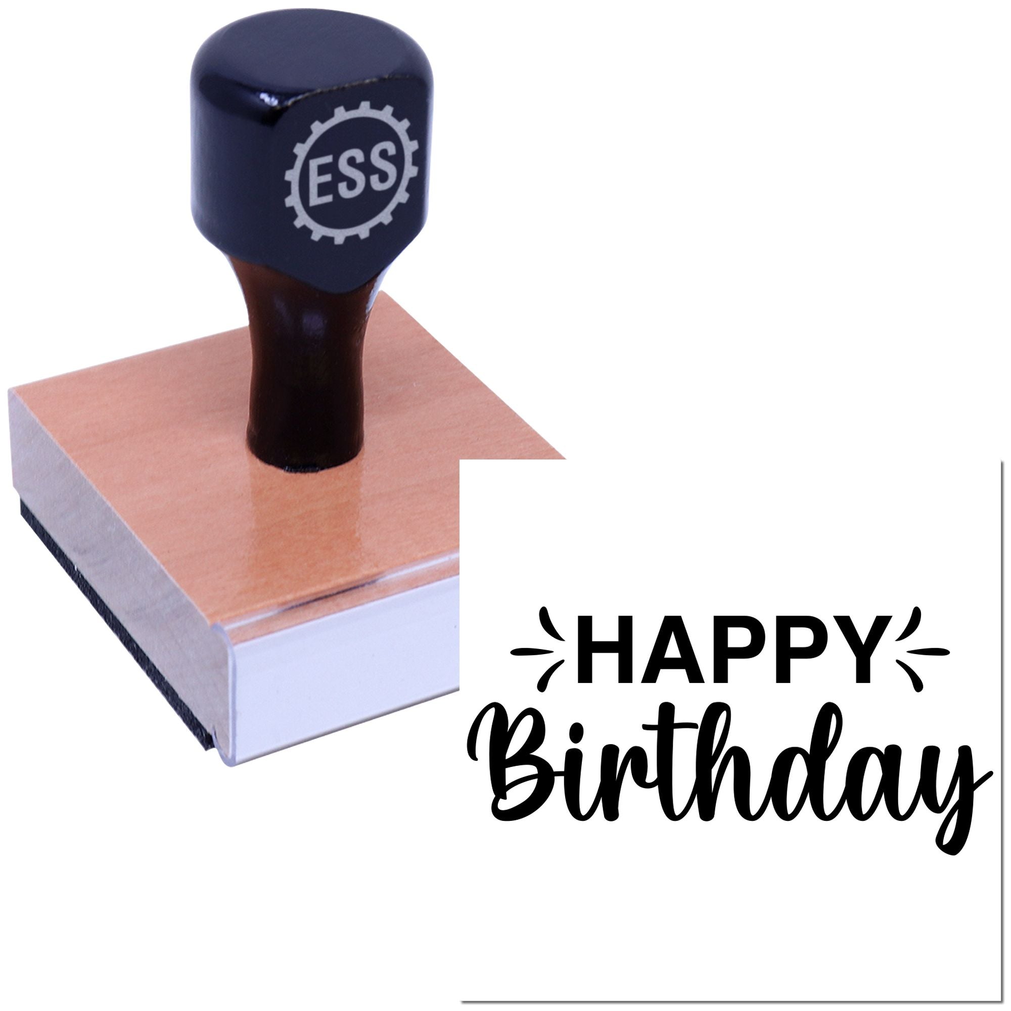 Celebration Joy Crafting Rubber Stamp