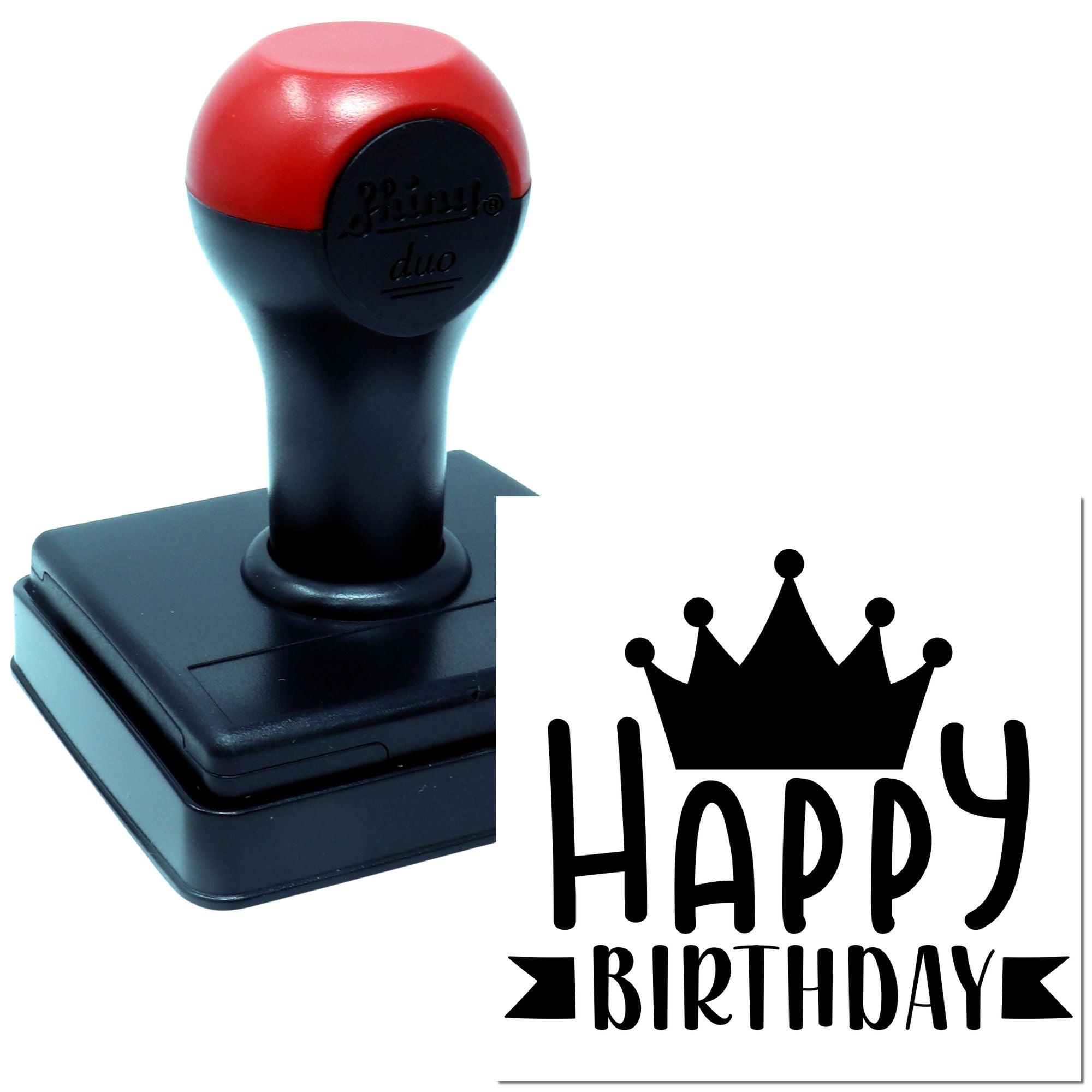 Hand Majestic Celebration Atmosphere Card Stamp