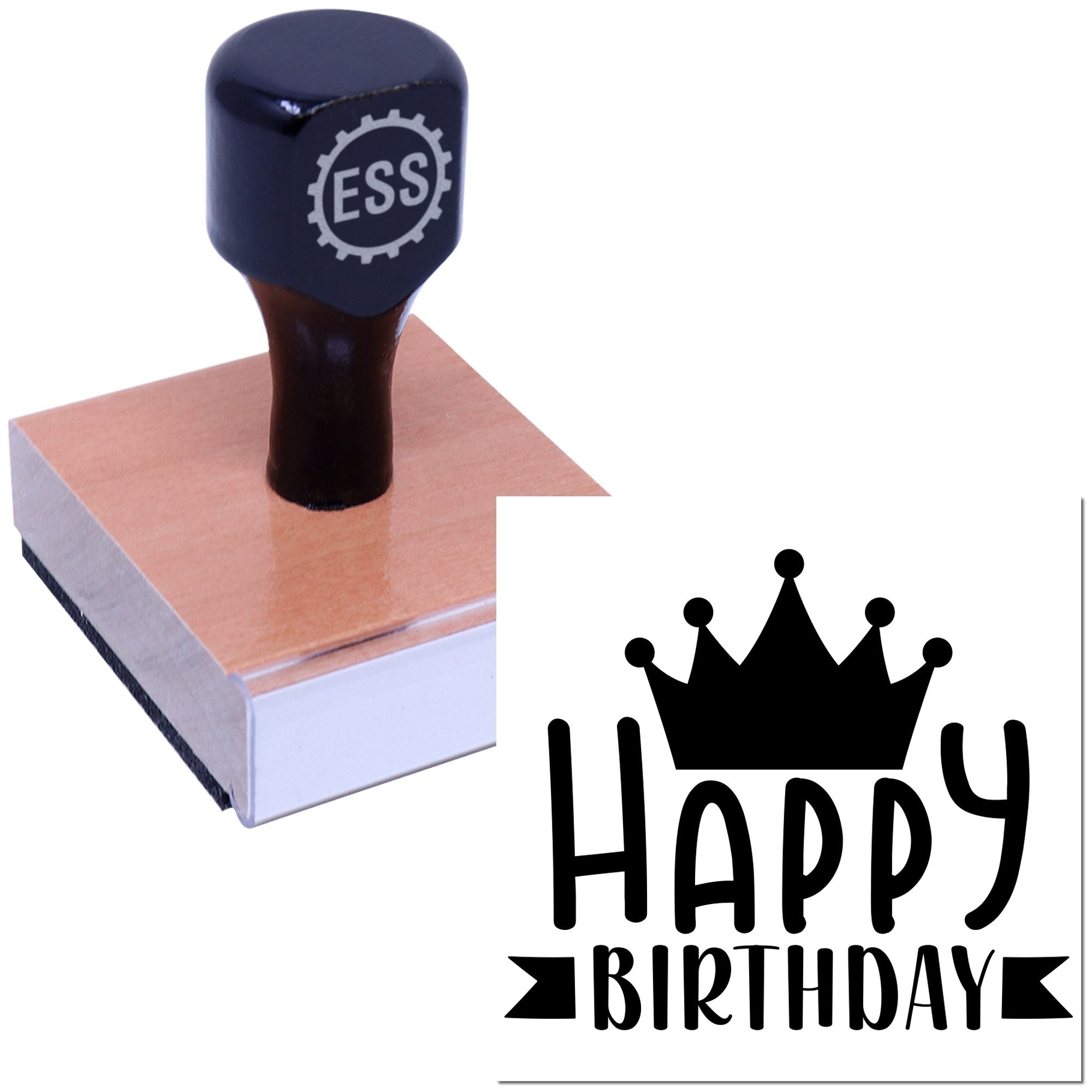 Majestic Celebration Atmosphere Scrapbook Rubber Stamp