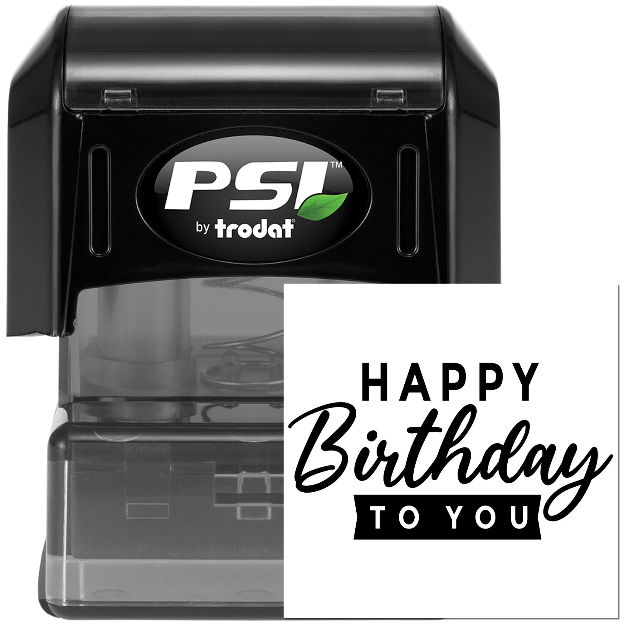 PSI Pre-Inked Vibrant Festive Party Banner Craft Stamp