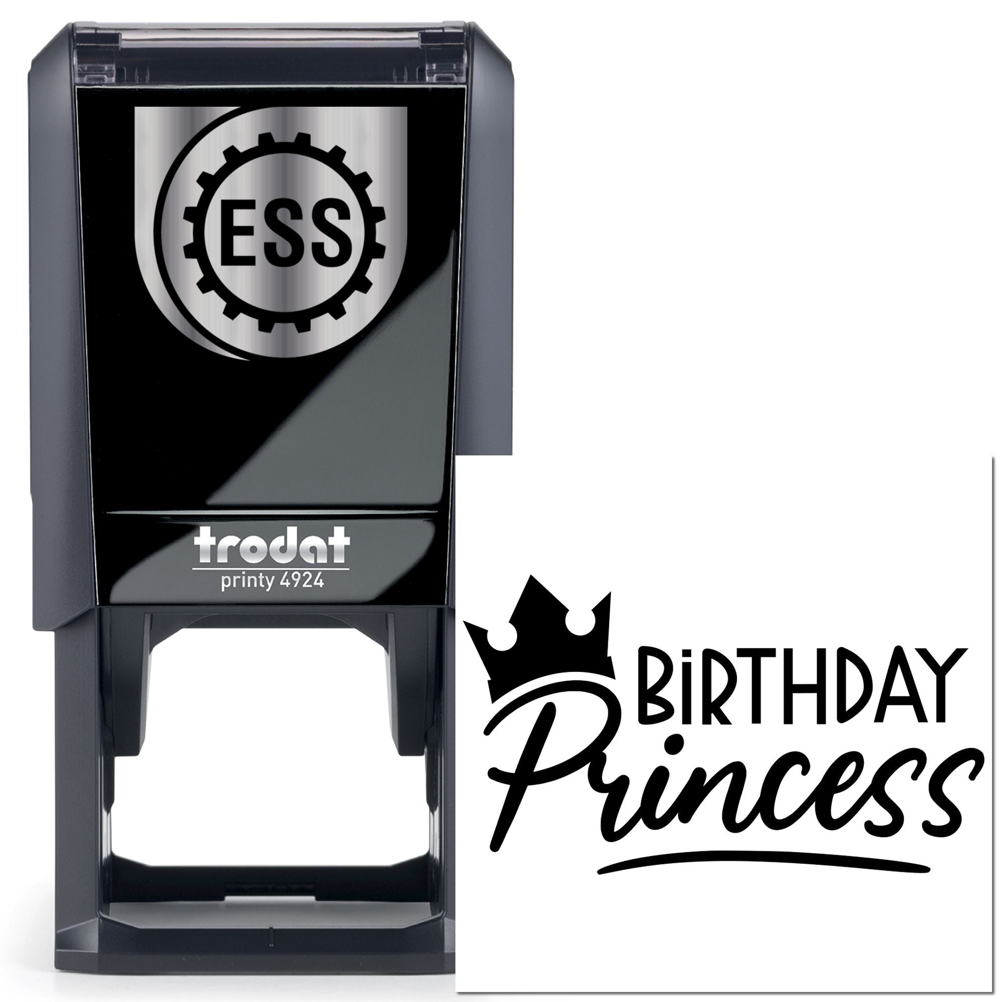 Self-Inking Crowning Birthday Cheer Scrapbooking Stamp