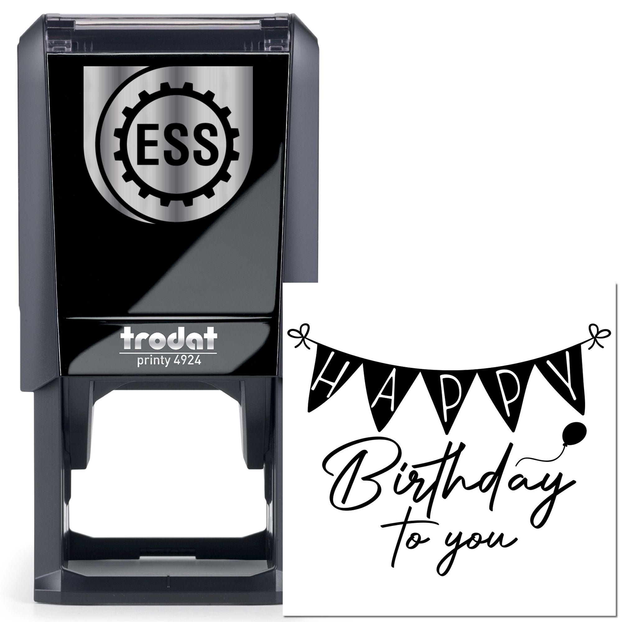 Self-Inking Sparkling Birthday Soiree Card Stamp
