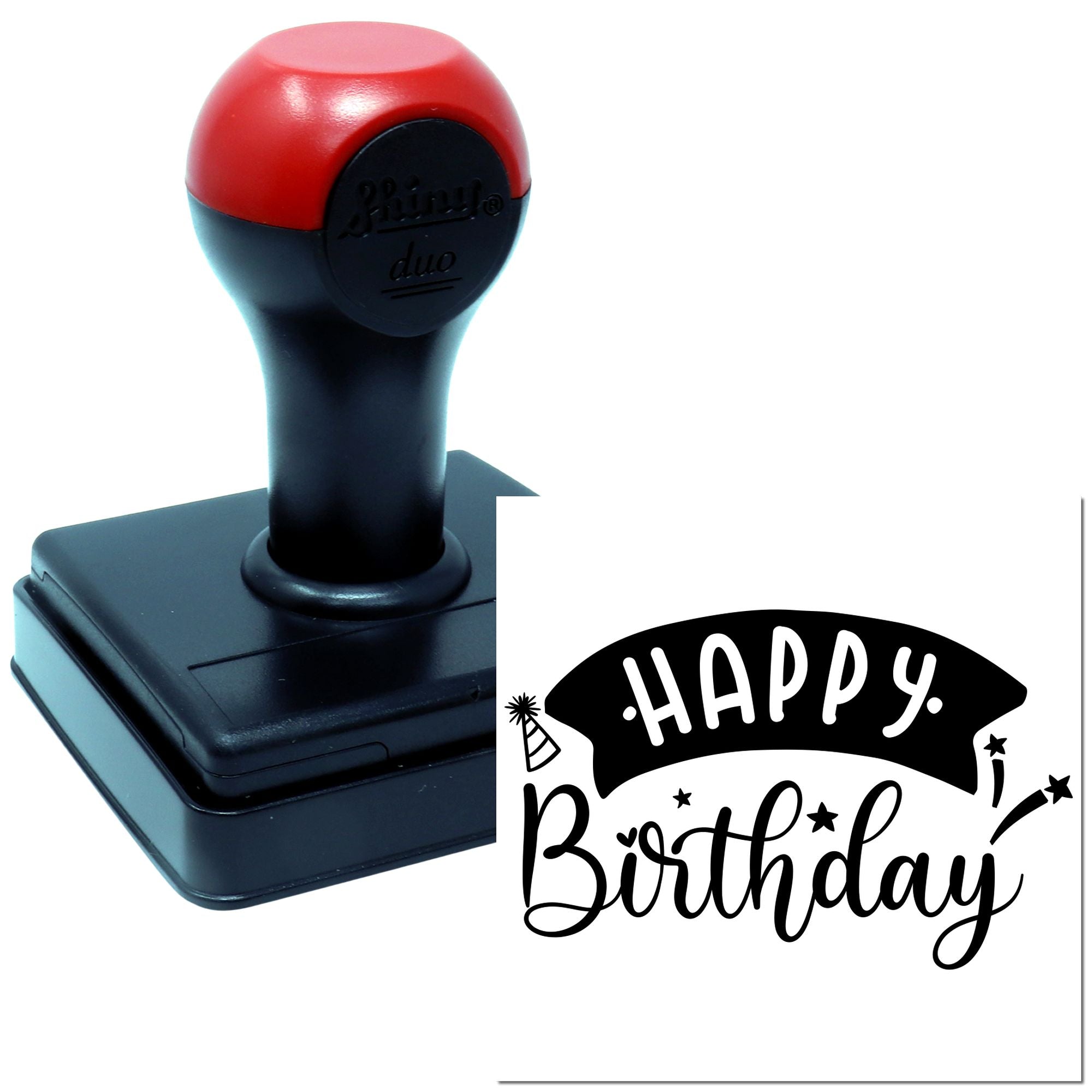 Hand Celebration Banner Blast Crafting Stamp