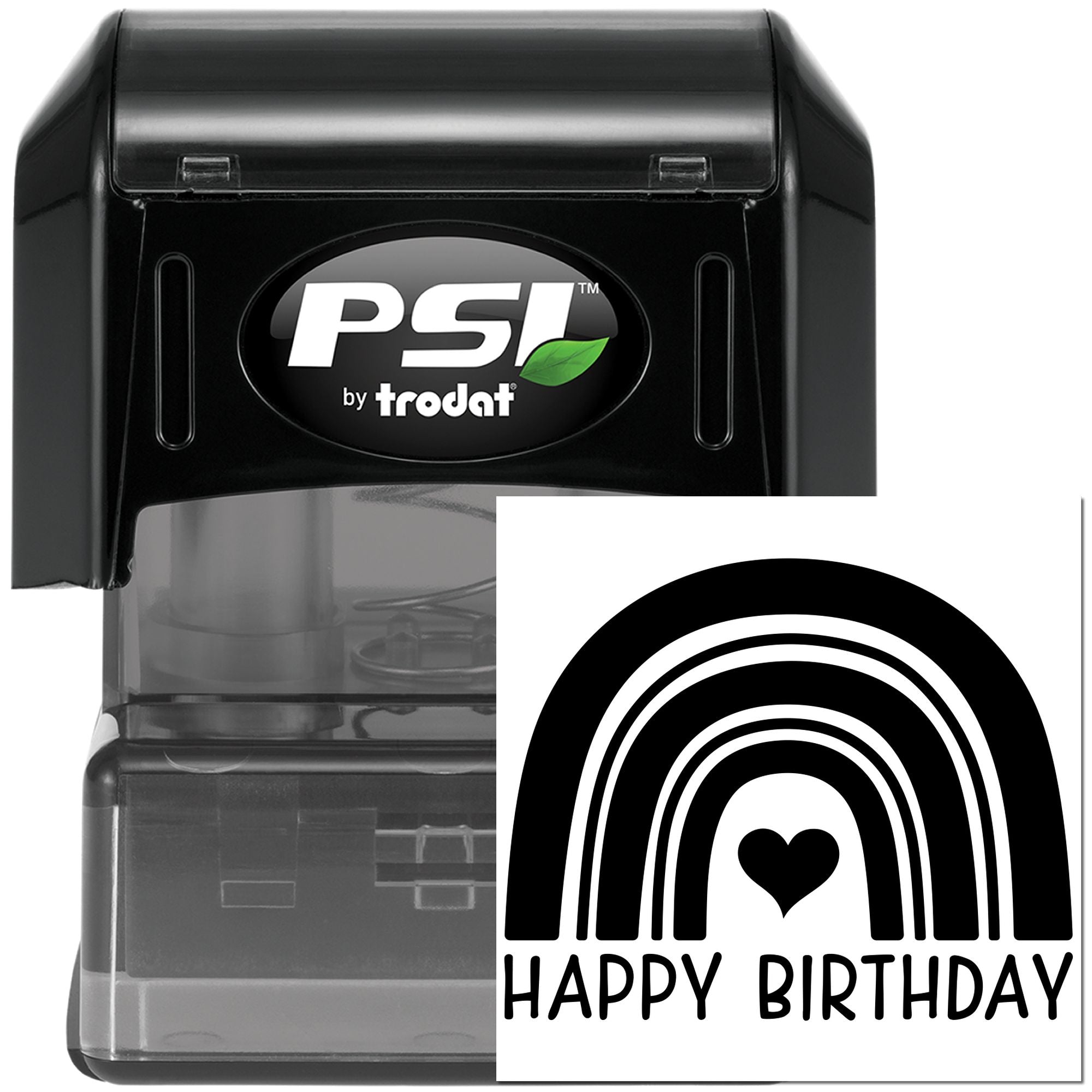 PSI Pre-Inked Joyous Birthday Spectrum Craft Stamp