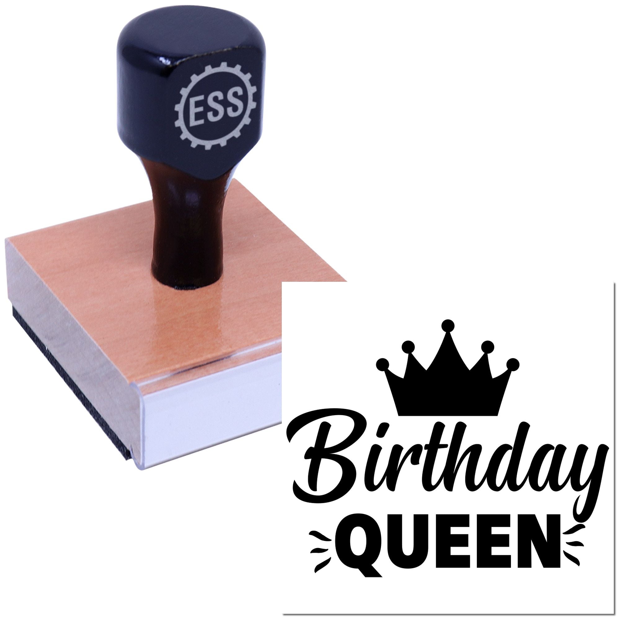 Birthday Sovereign Celebration Crafting Rubber Stamp