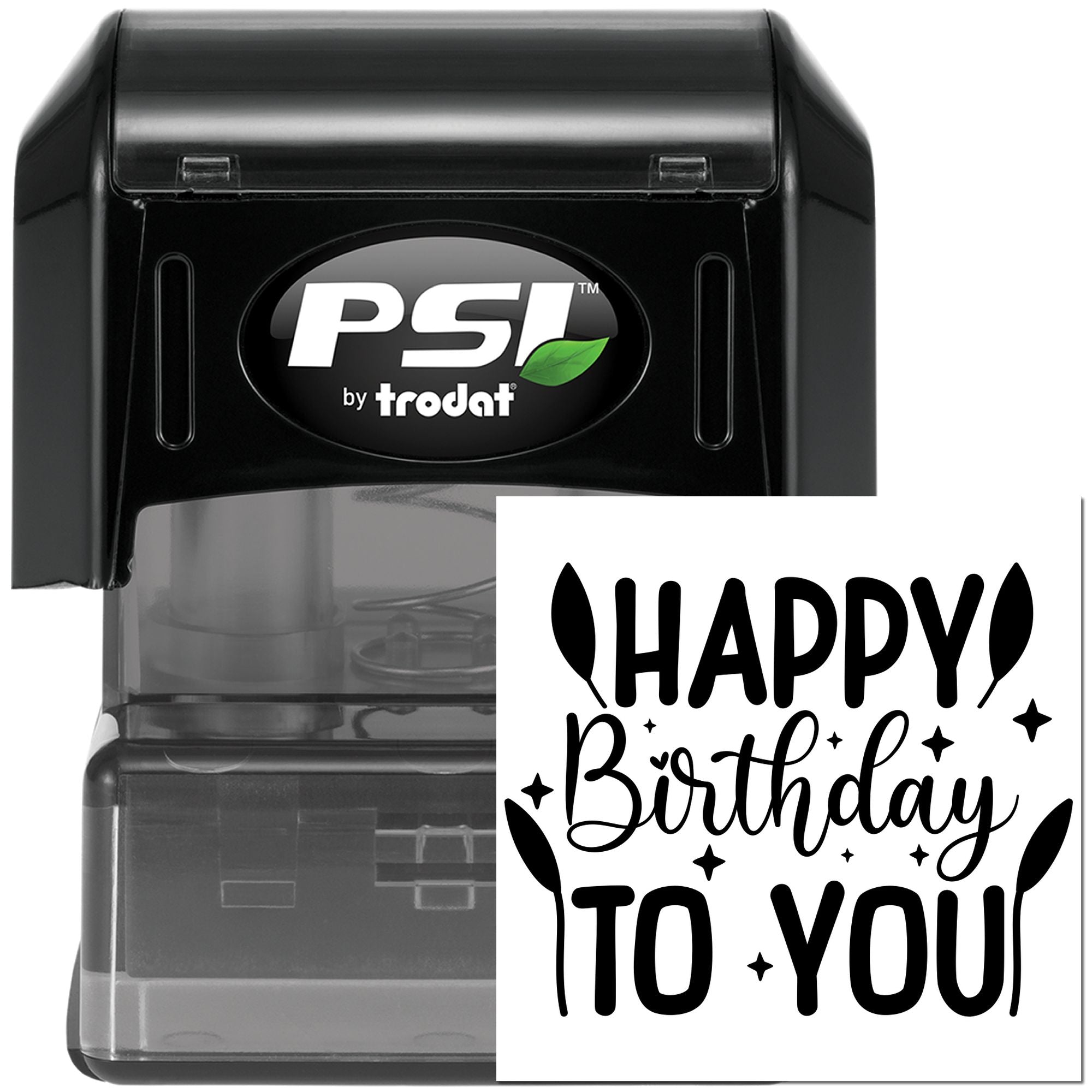 PSI Pre-Inked Dazzling Birthday Celebration Extravaganza Scrapbooking Stamp