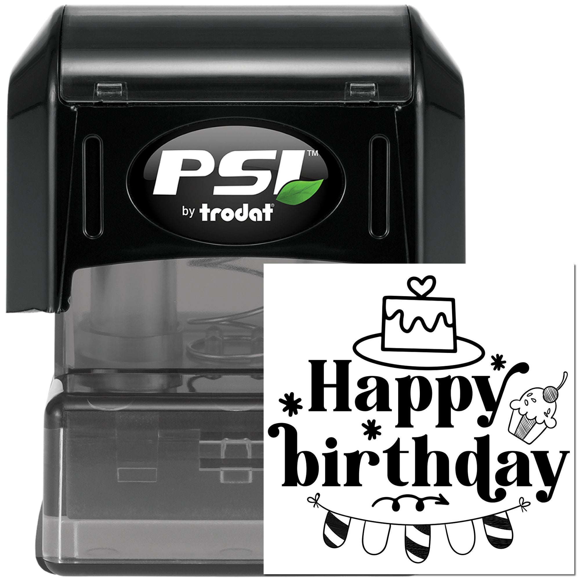 PSI Pre-Inked Joyful Party Parade Card Making Stamp