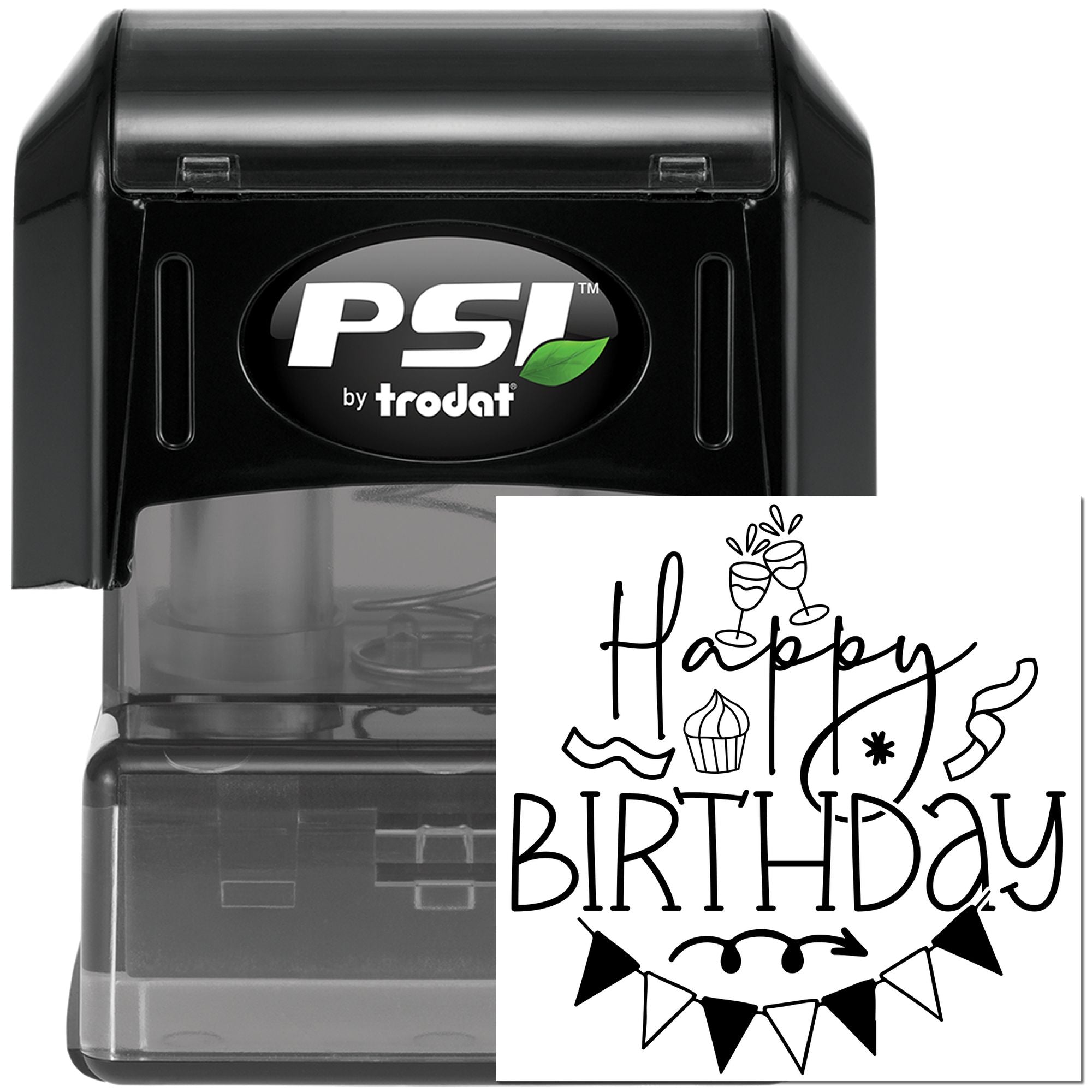 PSI Pre-Inked Party Festivity Feels Paper Craft Stamp