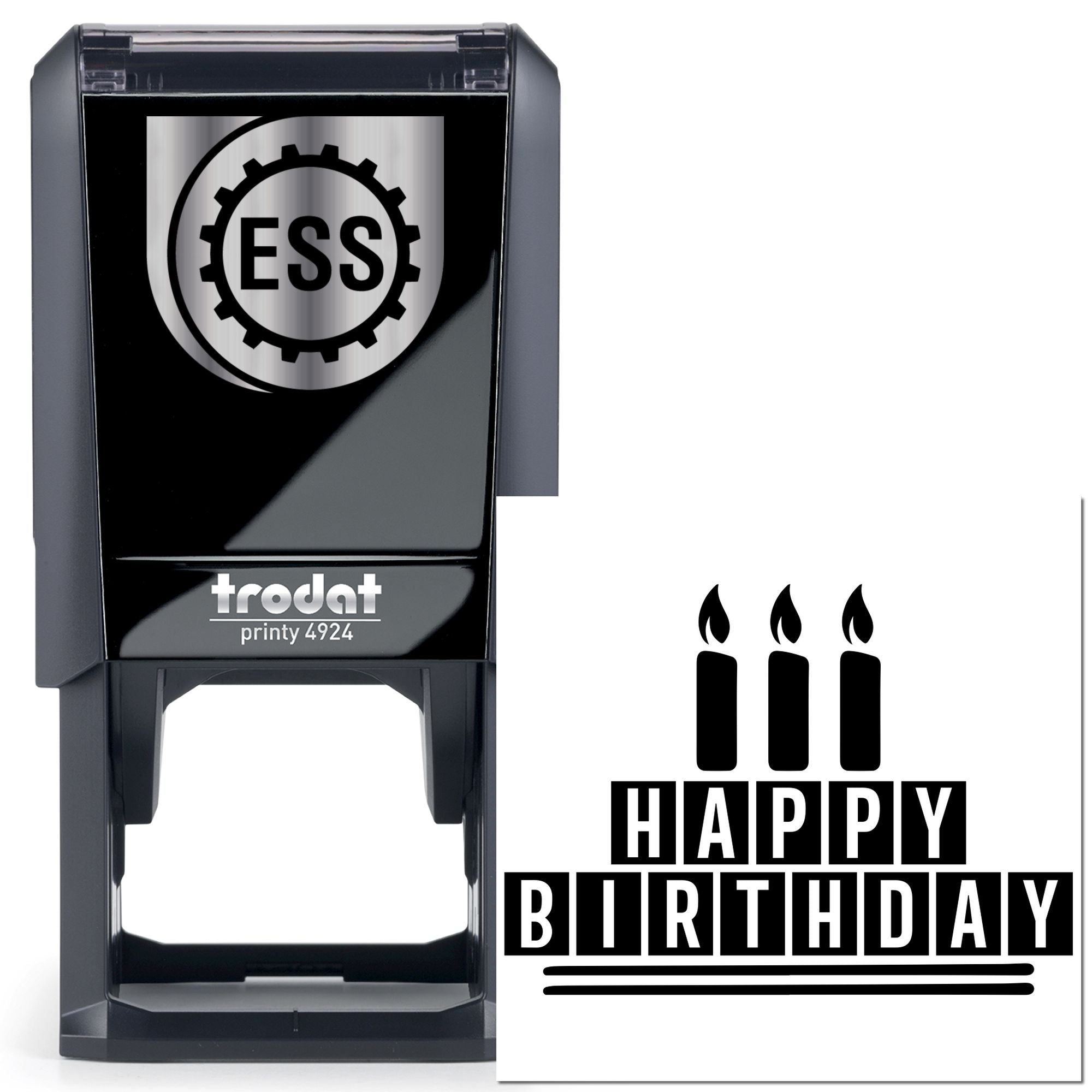 Self-Inking Pixel Party Inferno Scrapbook Stamp