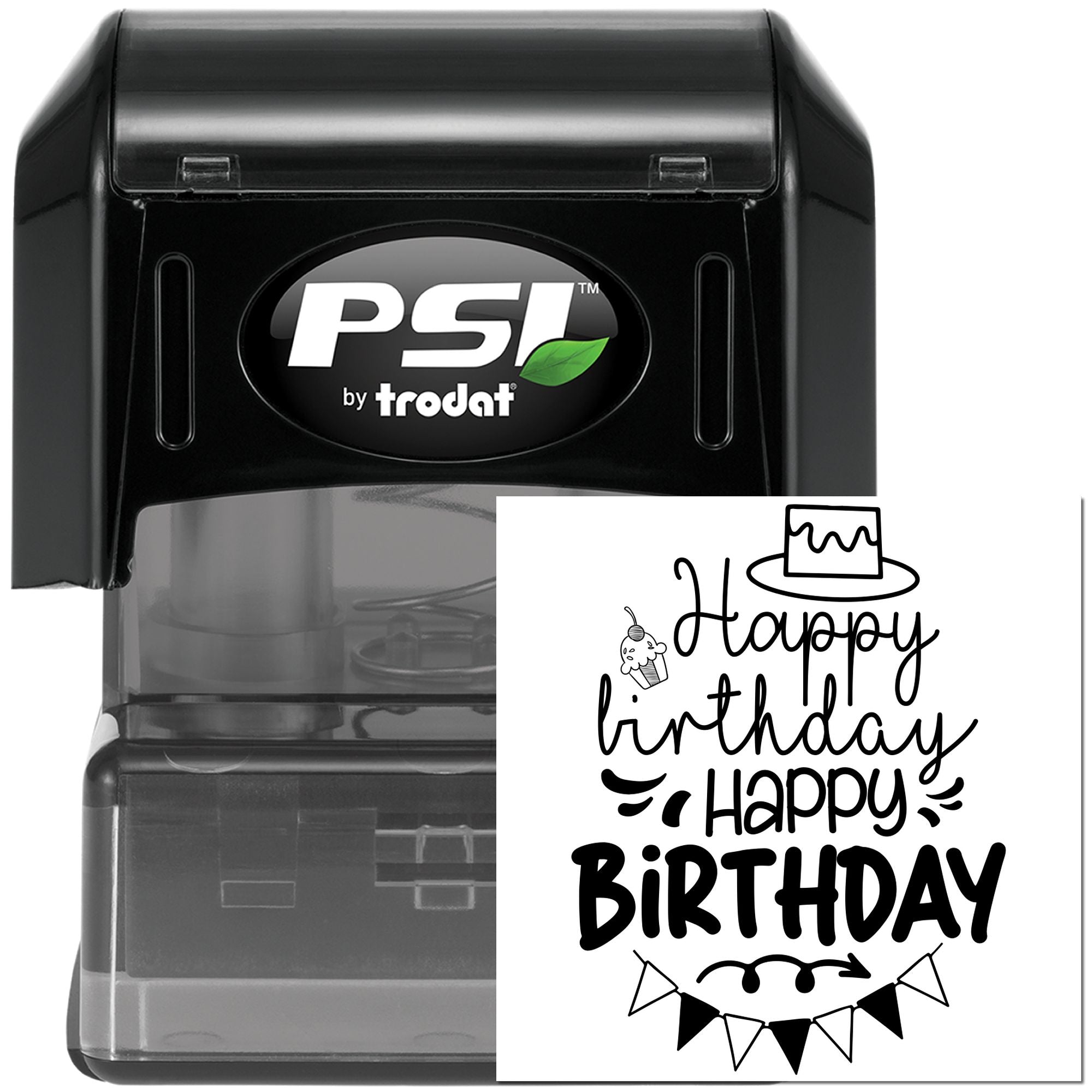 PSI Pre-Inked Effervescent Birthday Celebration Scrapbook Stamp