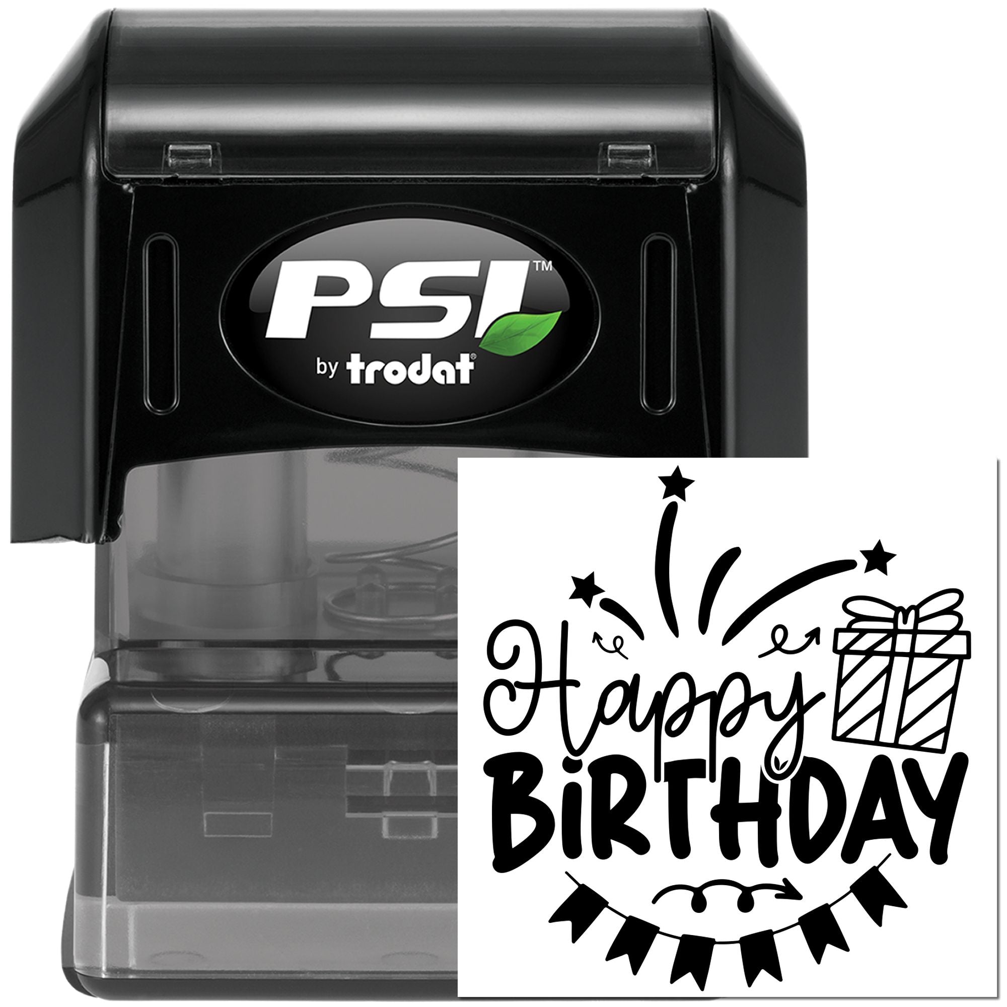 PSI Pre-Inked Celebration Spectacle Card Stamp