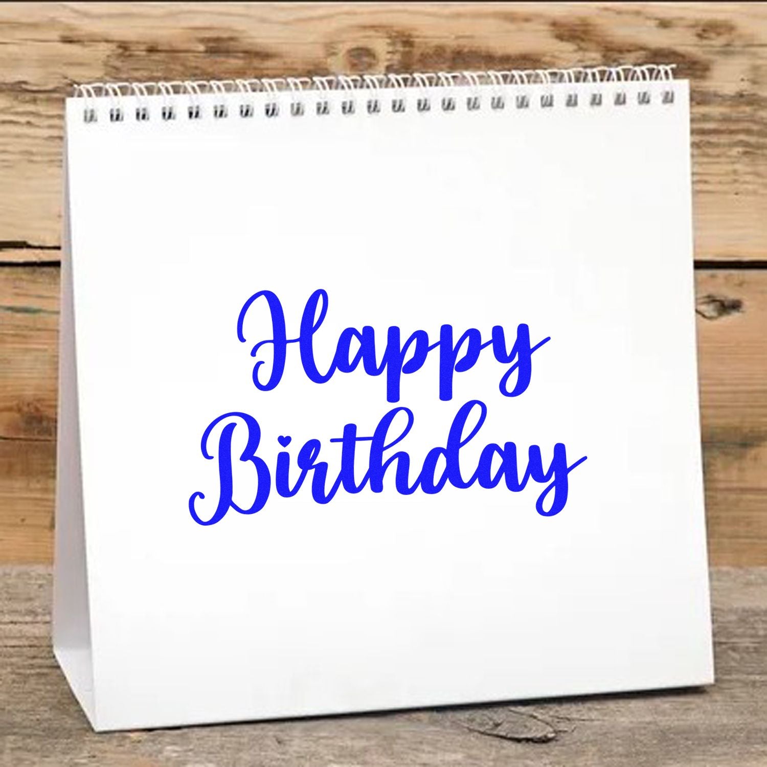 Festive Birthday Gathering Scrapbook Rubber Stamp