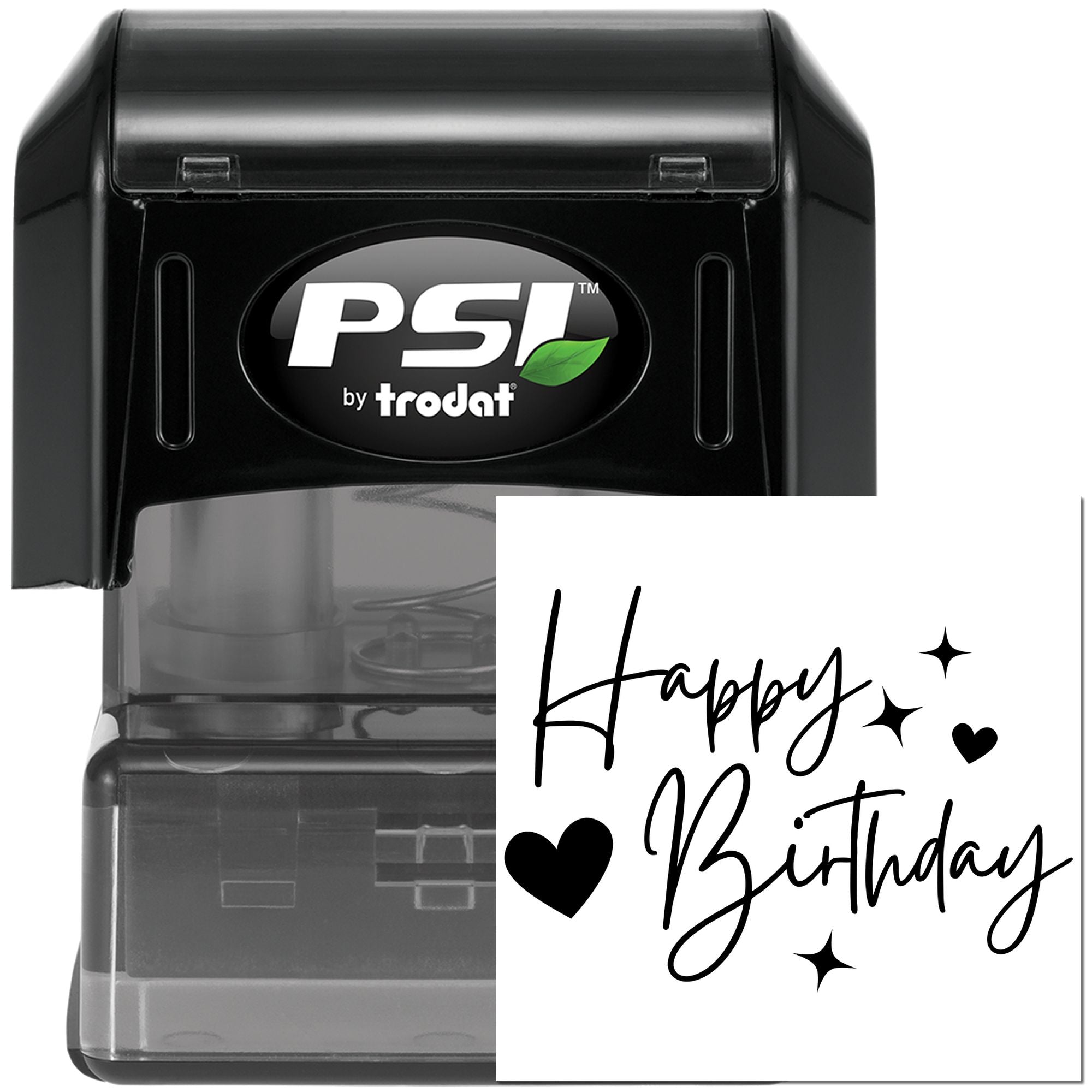 PSI Pre-Inked Shimmering Birthday Joy Scrapbook Stamp