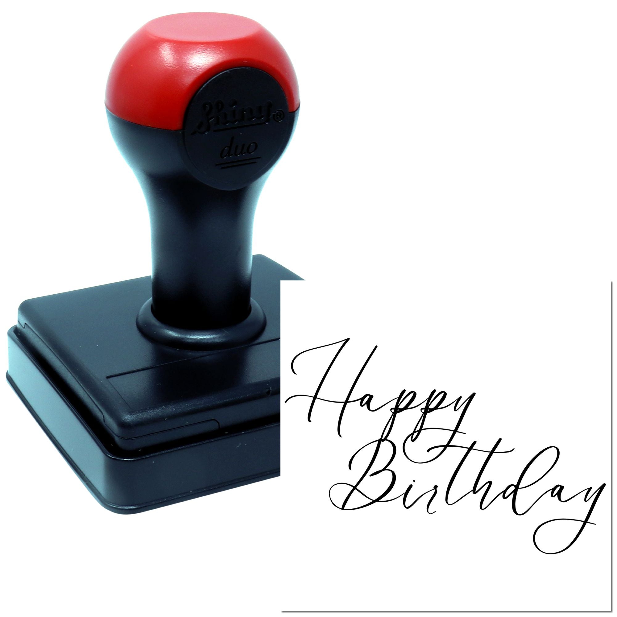 Hand Effervescent Birthday Joy Card Making Stamp