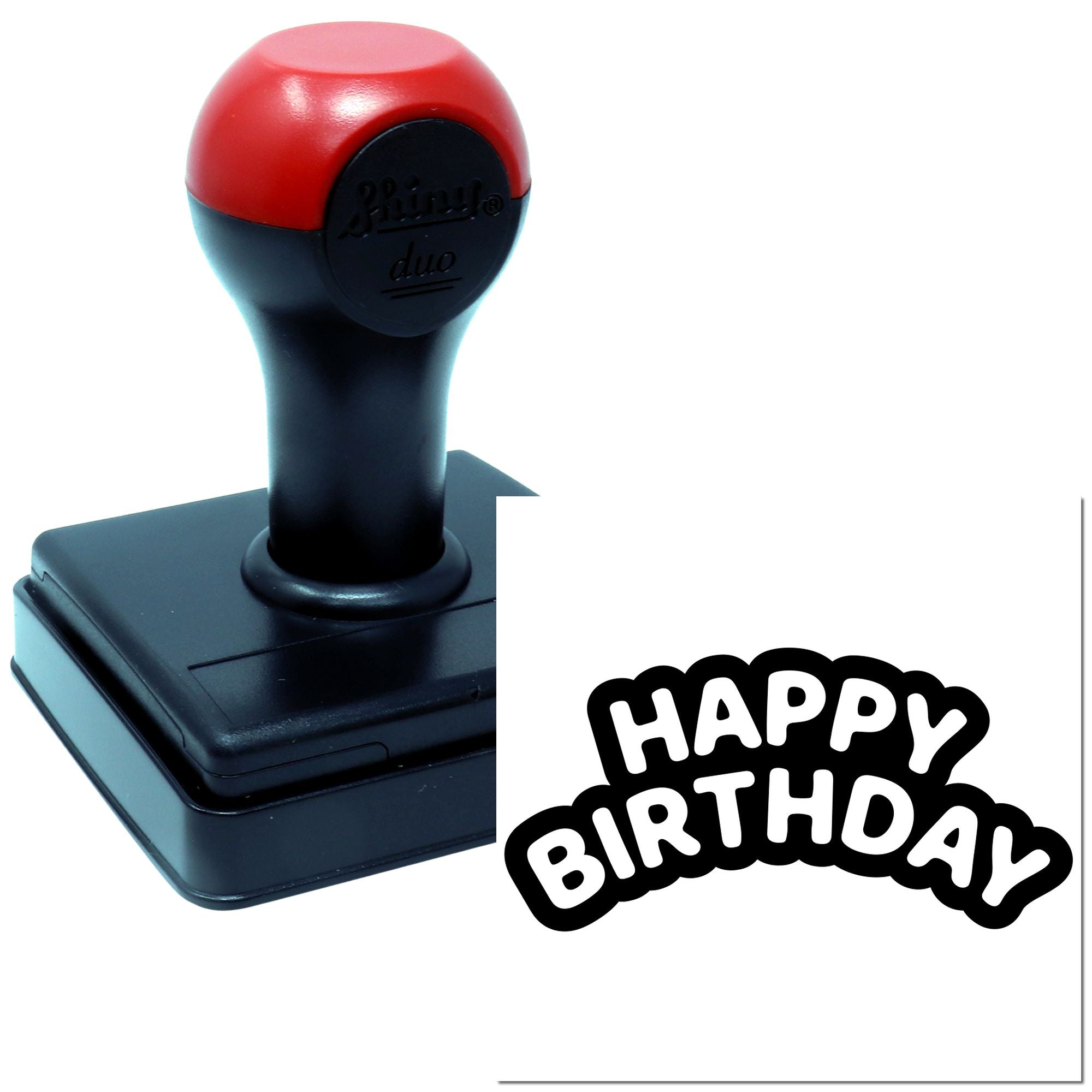 Hand Colorful Festive Party Banner Paper Craft Stamp