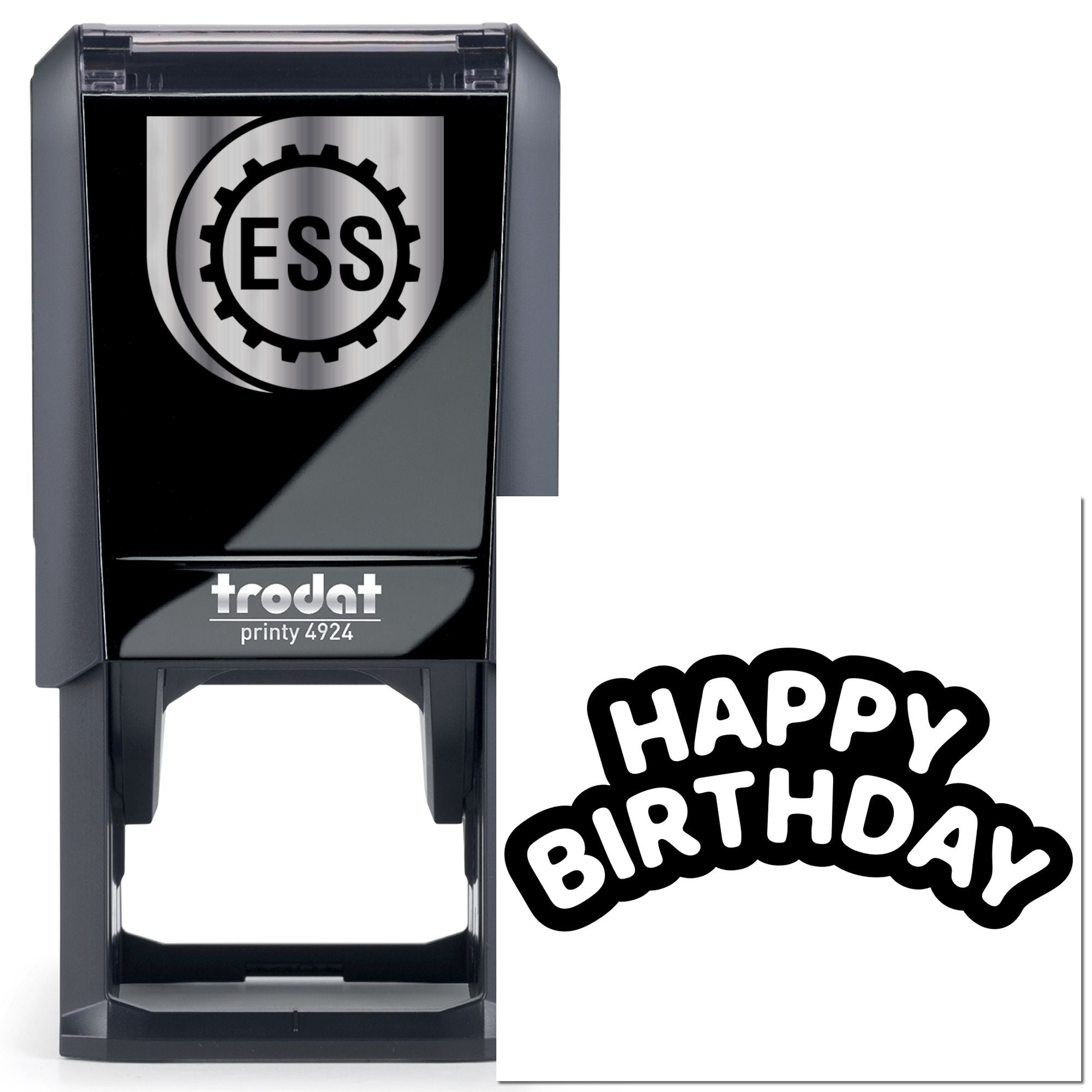 Self-Inking Colorful Festive Party Banner Scrapbooking Stamp