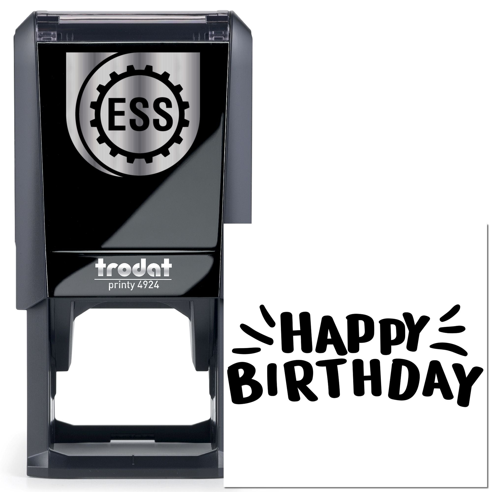 Self-Inking Celebration Bubble Joy Card Making Stamp