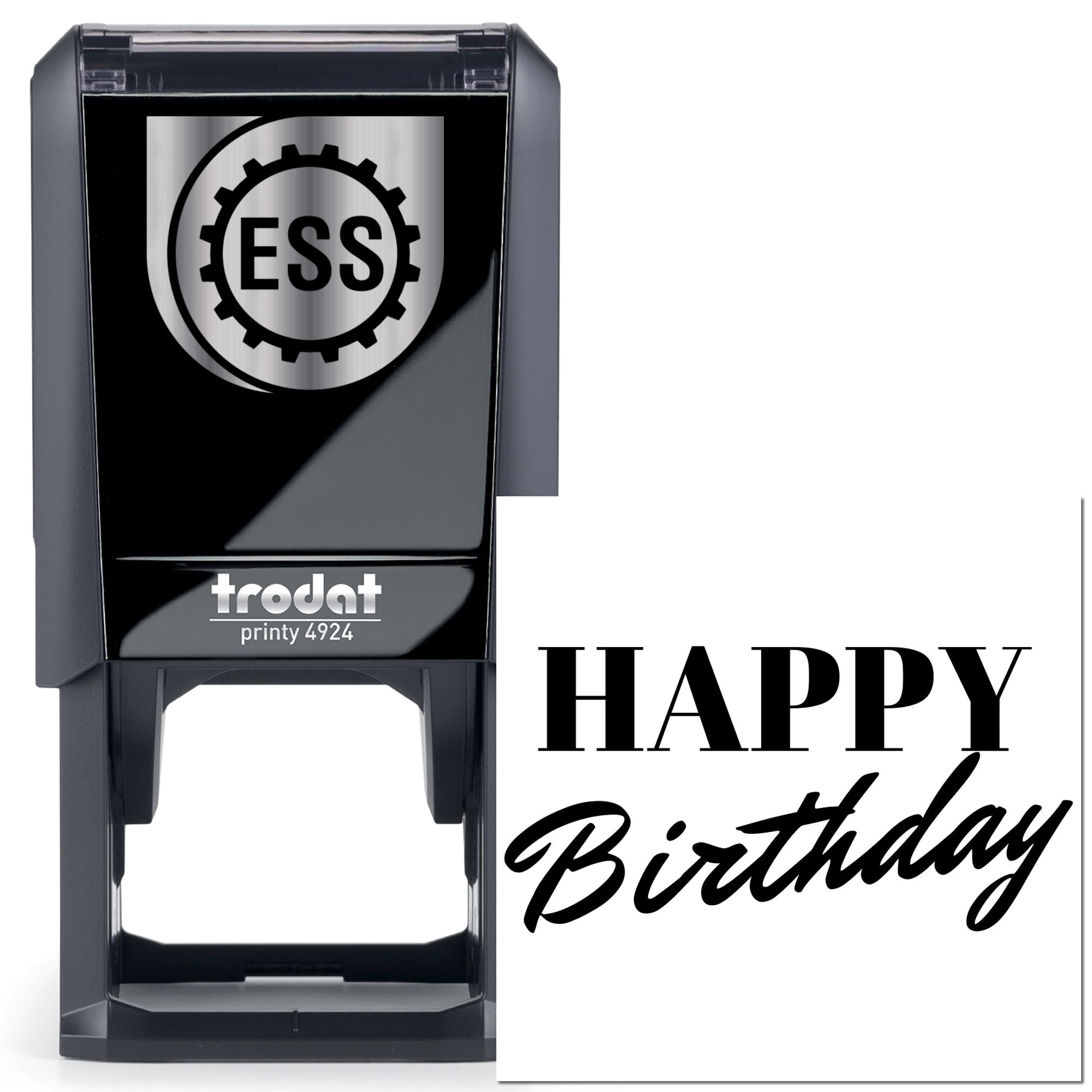 Self-Inking Festive Birthday Atmosphere Crafting Stamp